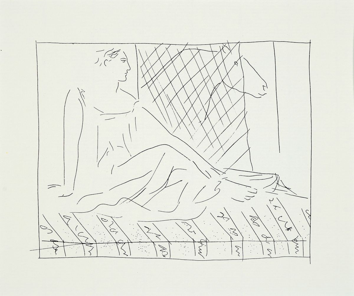 Pablo Picasso, 1881-1973, Konvolut aus 3 Offsets, je unter PP, je gesamt ca. 40x50 cm