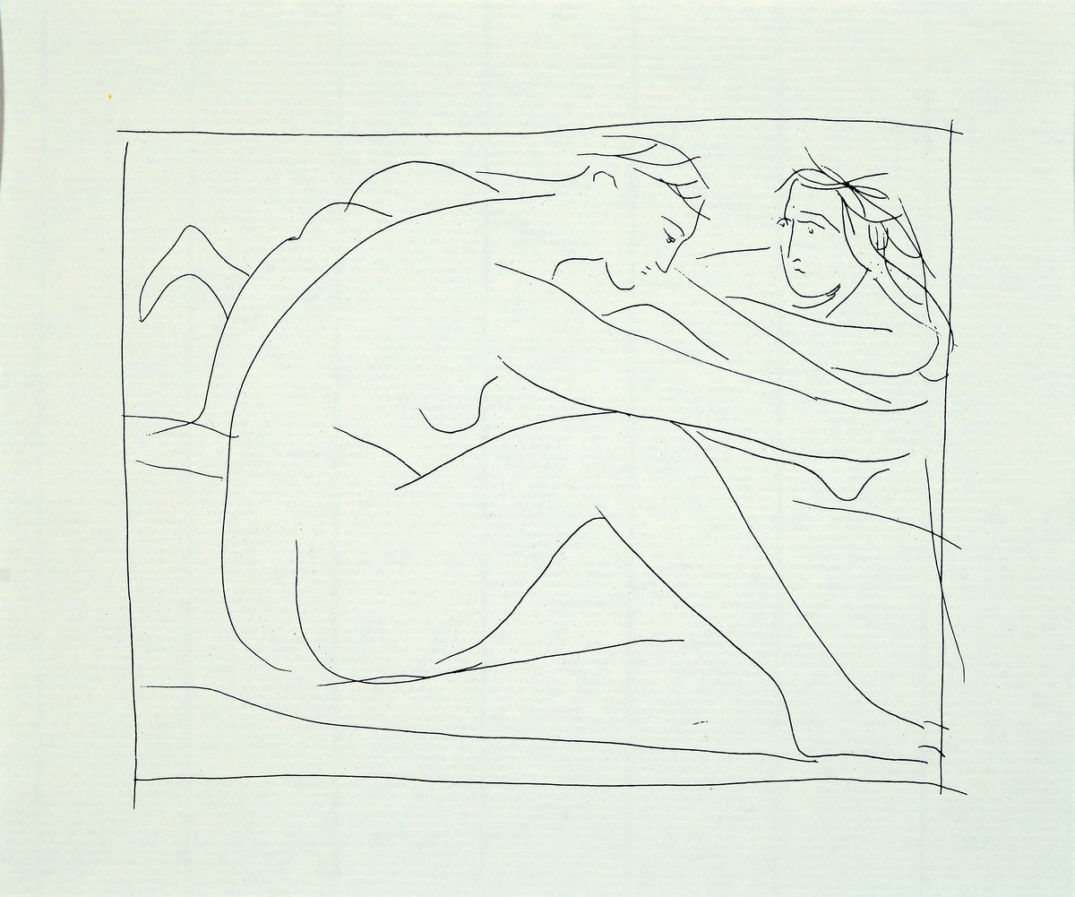 Detail b: Pablo Picasso, 1881-1973, Konvolut aus 3 Offsets, je unter PP, je gesamt ca. 40x50 cm
