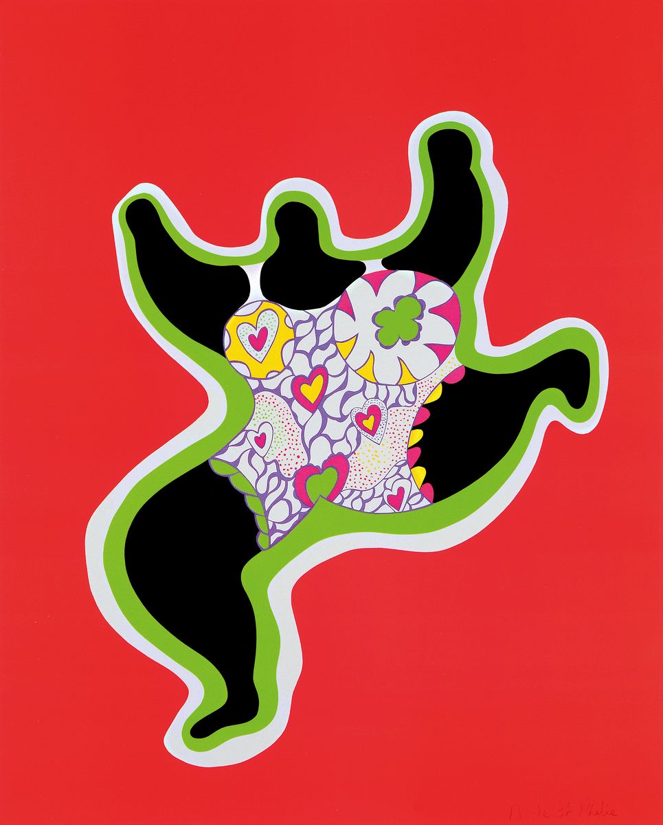 Detail a: Niki de Saint Phalle, 1930-2002, Konvolut aus 3 Farboffsets, Veröffentlichung: Nouvelles Image Paris 2009, je unter PP, gesamt je ca. 40x50 cm