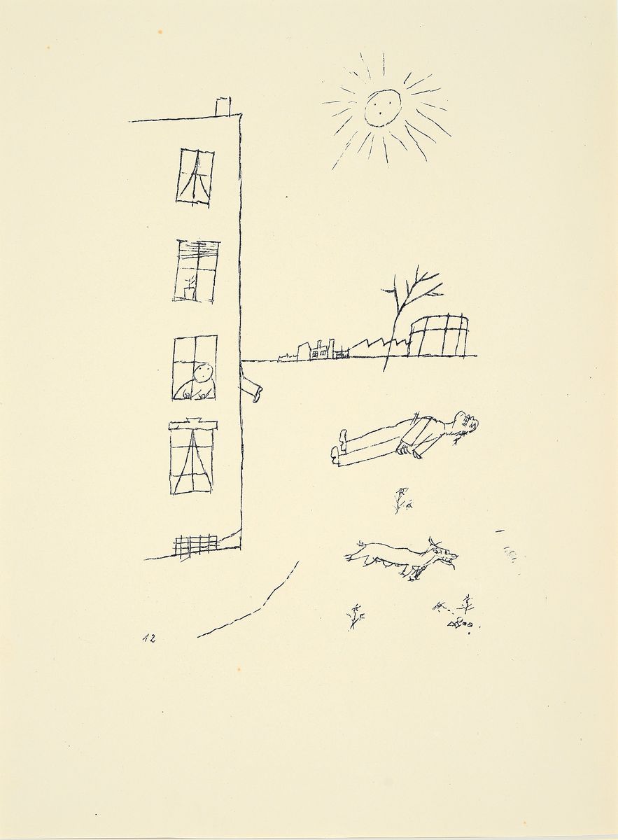 Detail a: George Grosz, 1893-1959, Konvolut aus 3 Lithografien, aus Ecce Homo, Malik-Verlag, Berlin 1923, je unter PP, je gesamt 50x40 cm