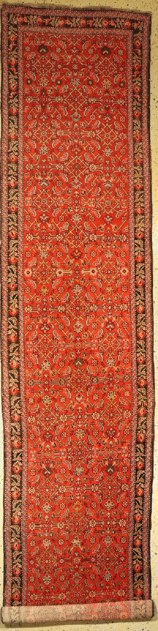 Karabagh antik, Kaukasus, um 1900, Wolle auf Wolle, ca. 480 x 103 cm, EHZ: 2