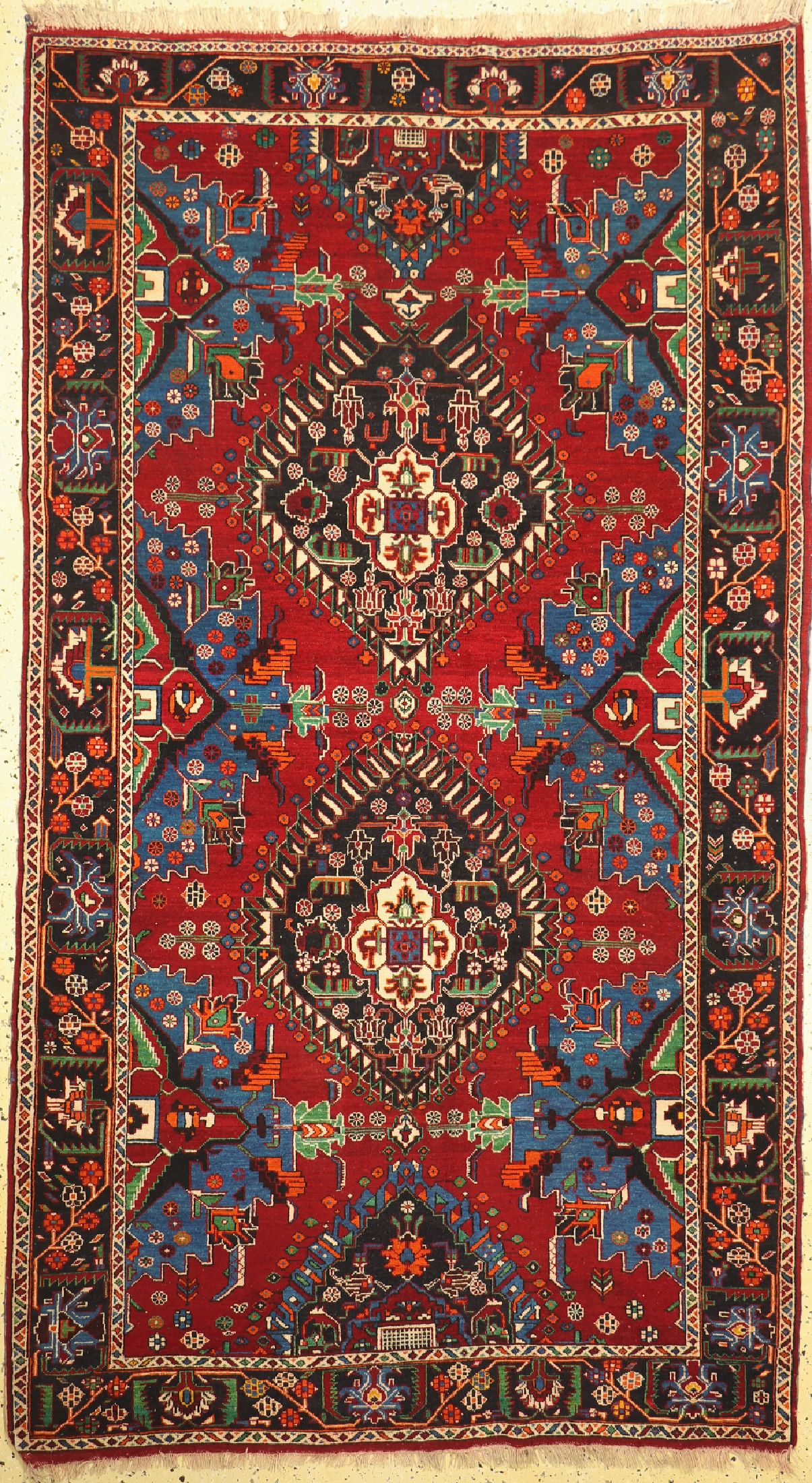 Schirwan antik, Kaukasus, um 1910/1920, Wolle auf Wolle, ca. 283 x 175 cm, EHZ: 2