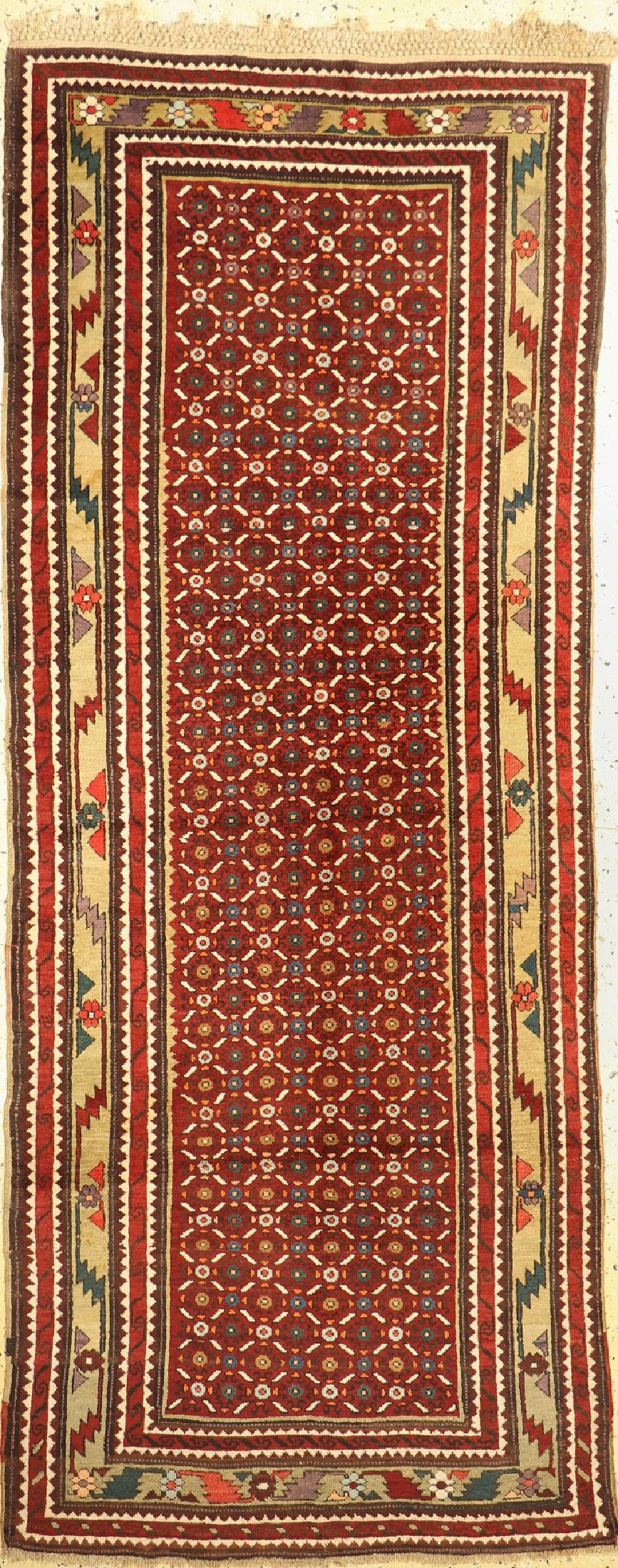 Kazak alt, Kaukasus, um 1930, Wolle auf Wolle, ca. 218 x 115 cm, EHZ: 2
