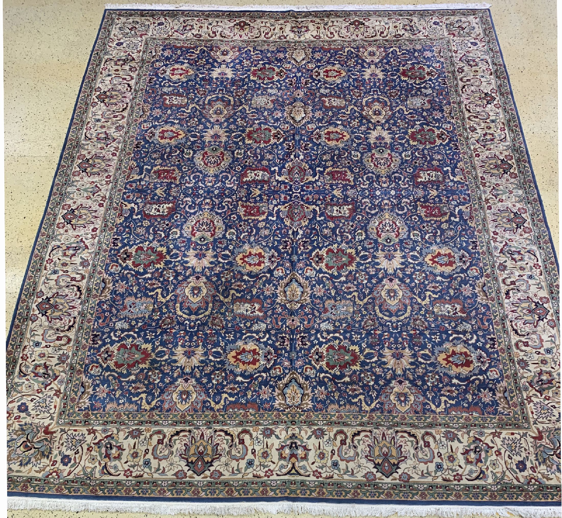 Täbriz Kork, Rumänien, ca. 50 Jahre, Korkwolle auf Baumwolle, ca. 500 x 400 cm, EHZ: 1-2