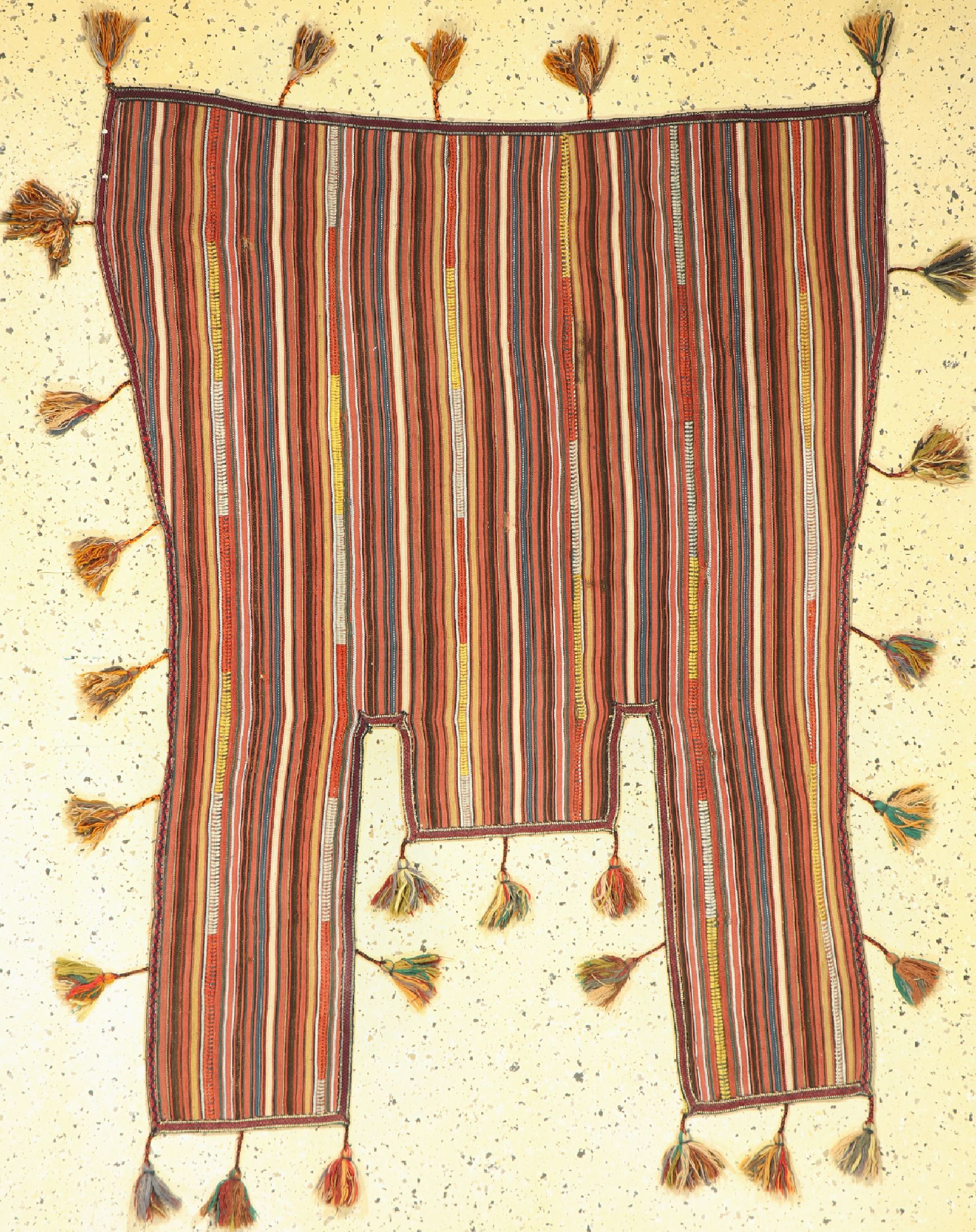 Ghaschgai Pferdedecke, Persien, um 1950, Wolle auf Wolle, ca. 150 x 120 cm, EHZ: 1-2