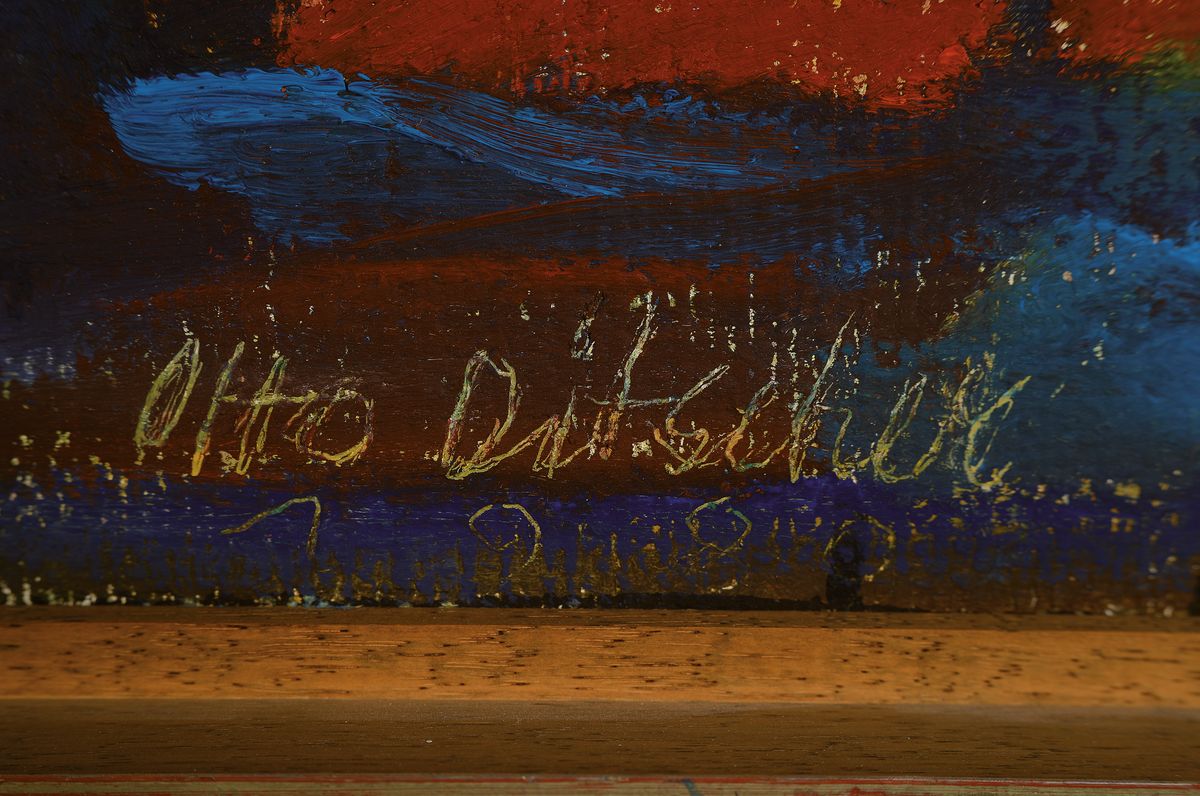 Detail a: Otto Ditscher, 1903-1987 Neuhofen, Malunterricht bei Schifferdecker und Willy Weber, Studium an der Akademie München und der Landeskunstschule ...