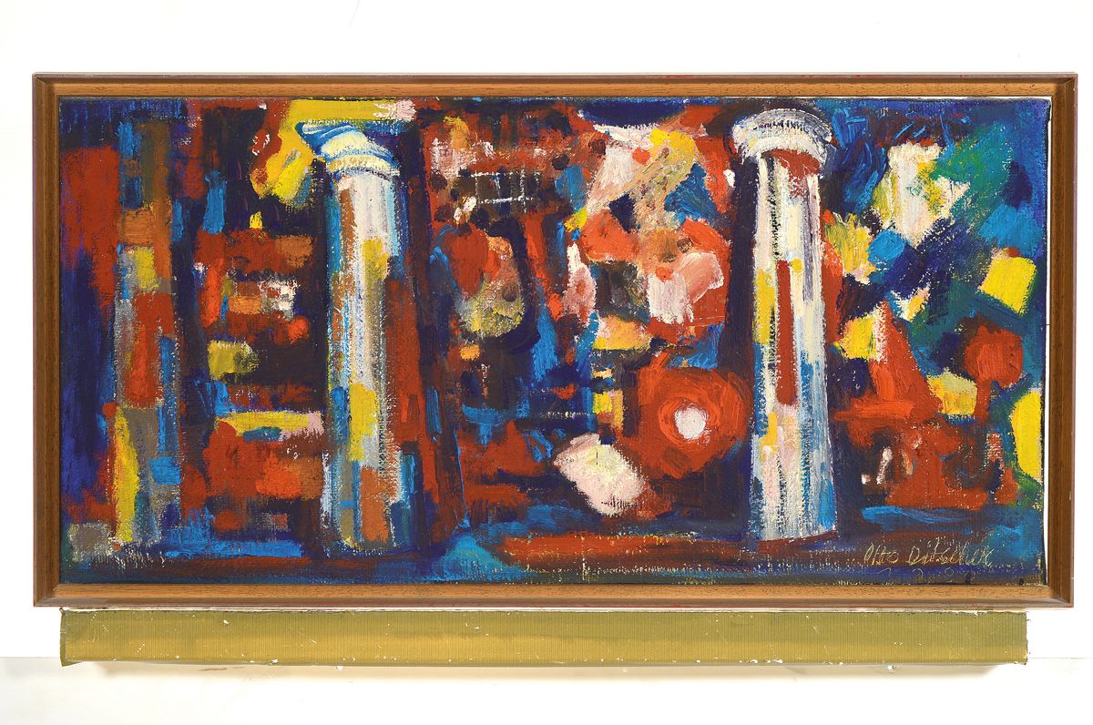 Detail k: Otto Ditscher, 1903-1987 Neuhofen, Malunterricht bei Schifferdecker und Willy Weber, Studium an der Akademie München und der Landeskunstschule ...