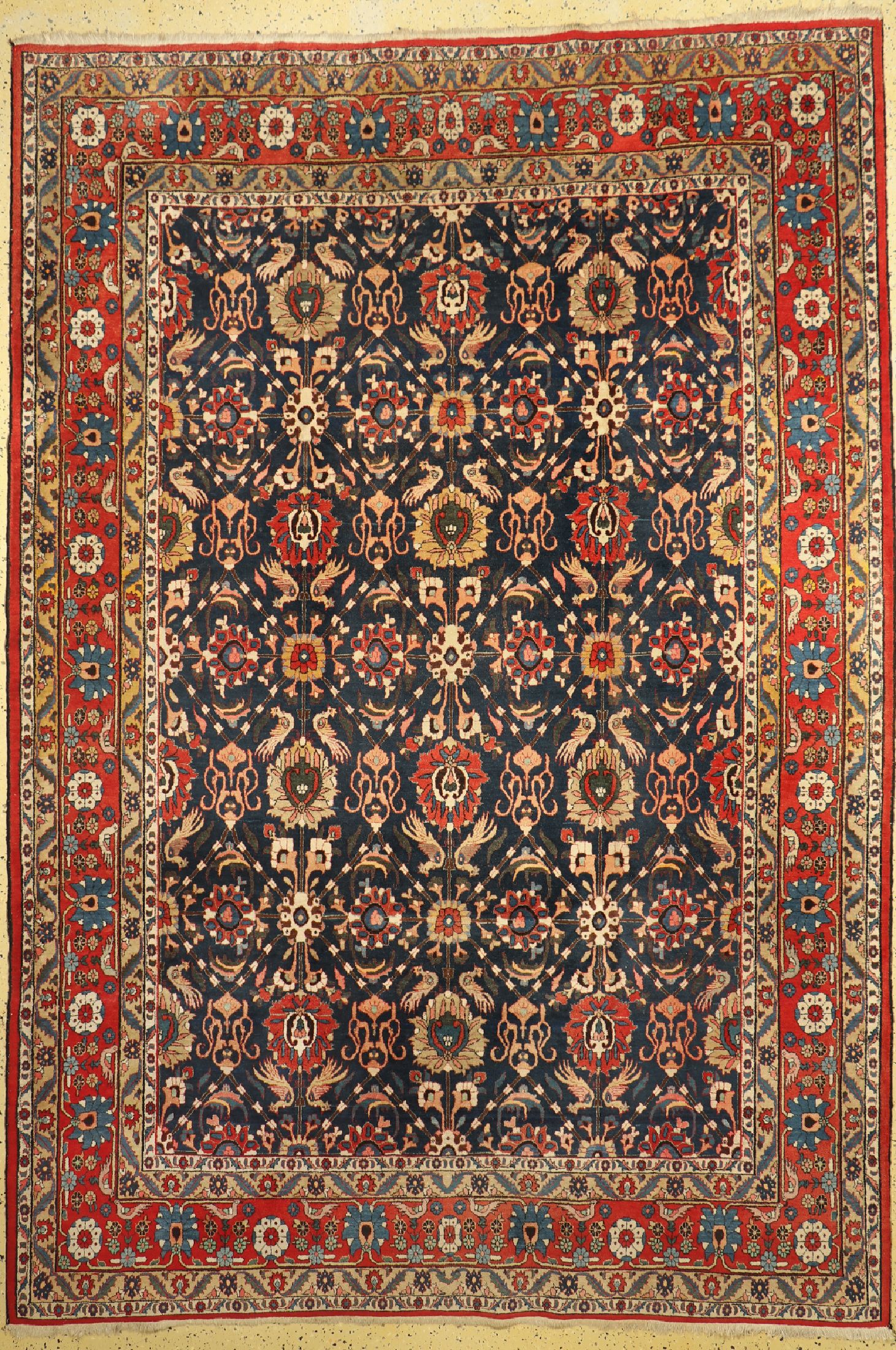Waramin alt, Persien, um 1940, Wolle auf Baumwolle, ca. 320 x 225 cm, EHZ: 1-2