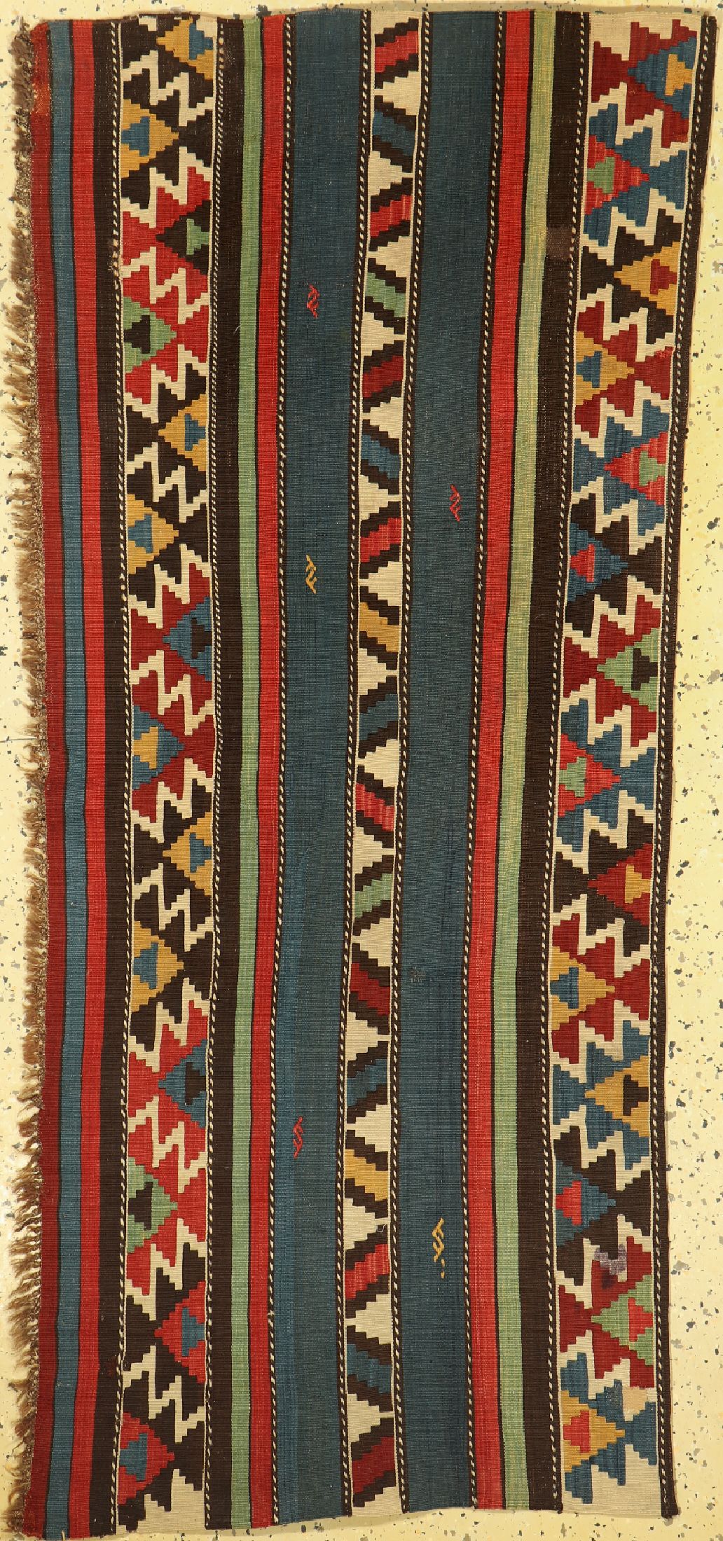 Shahsawan Mafraschteil, Persien, um 1910/1920, Wolle auf Wolle, ca. 160 x 72 cm, EHZ: 2, kleine Fleck & Restaurierungen