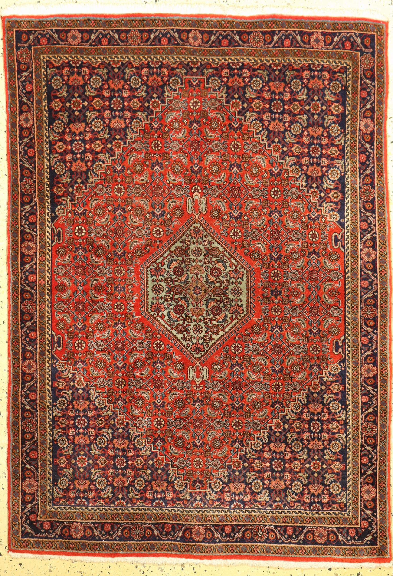 Bidjar alt, Persien, um 1960, Wolle auf Baumwolle, ca. 160 x 113 cm, EHZ: 1-2