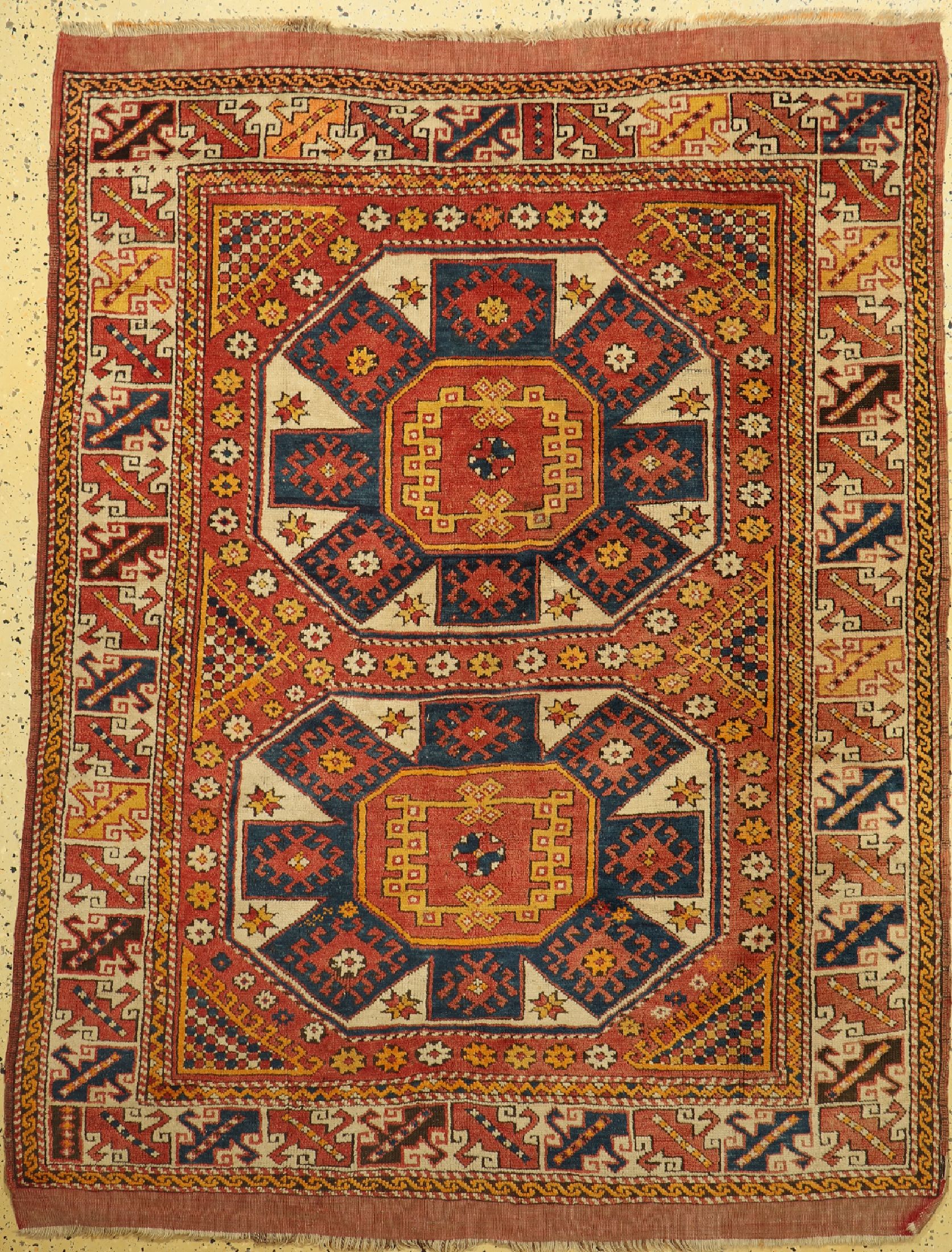 Bergama alt, Türkei, um 1930, Wolle auf Wolle, ca. 180 x 142 cm, EHZ: 2
