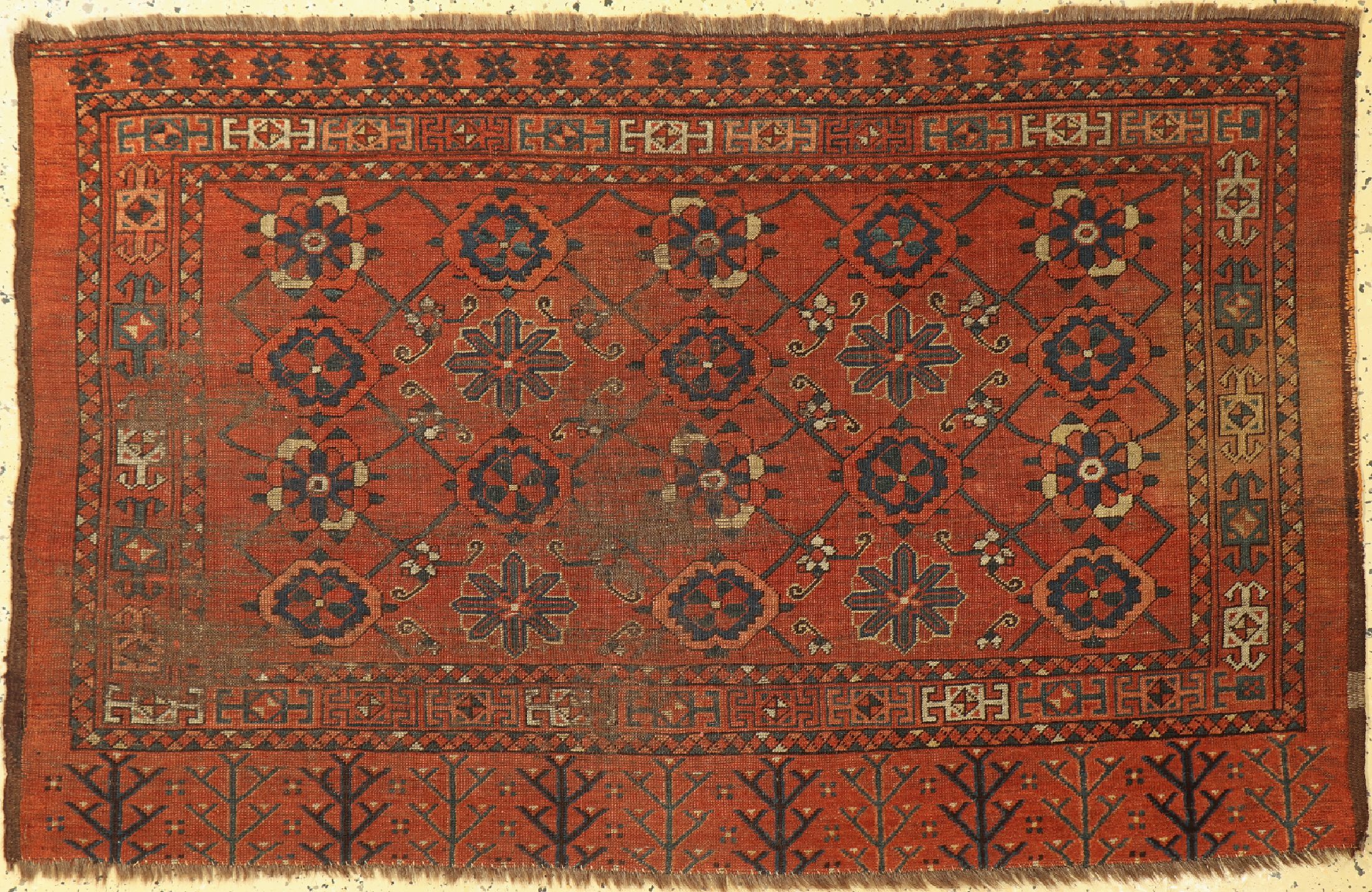 Beschir Tschowal, Turkmenistan, 19.Jhf, Wolle auf Wolle, ca. 152 x 95 cm, EHZ: 3