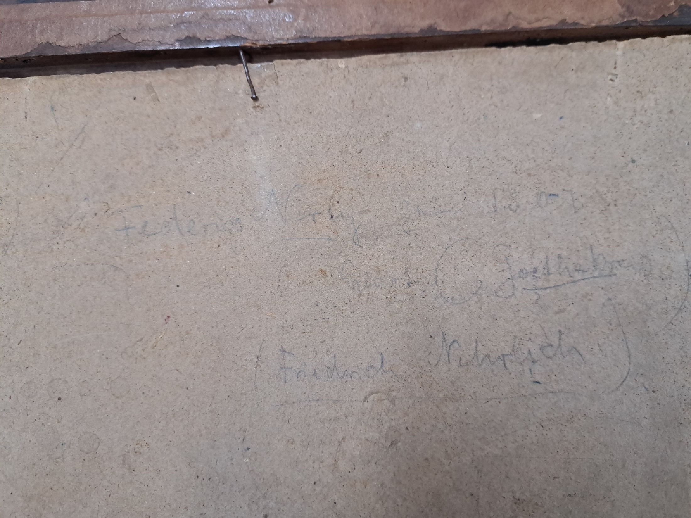 Detail b: Zuschreibung: Friedrich Nerly (Friedrich Nehrlich), 1807 Erfurt-1878 Venedig, Fischer in ihrem Boot bei Sonnenaufgang, im Hintergrund die Lagune von ...