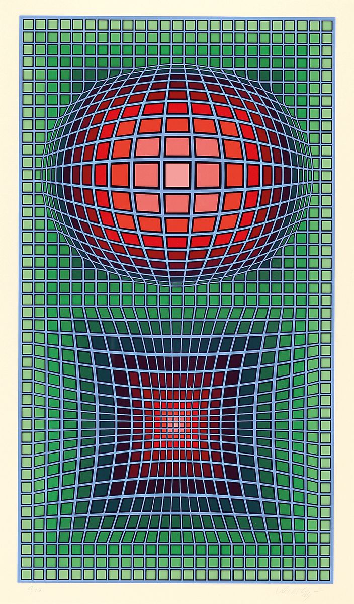 Markus Lüpertz, geb. 1940, Farblithographie auf dickem Arches France Büttenpapier (mit Wasserzeichen), monogrammiert und nummeriert HC 3/5, 1993, ...