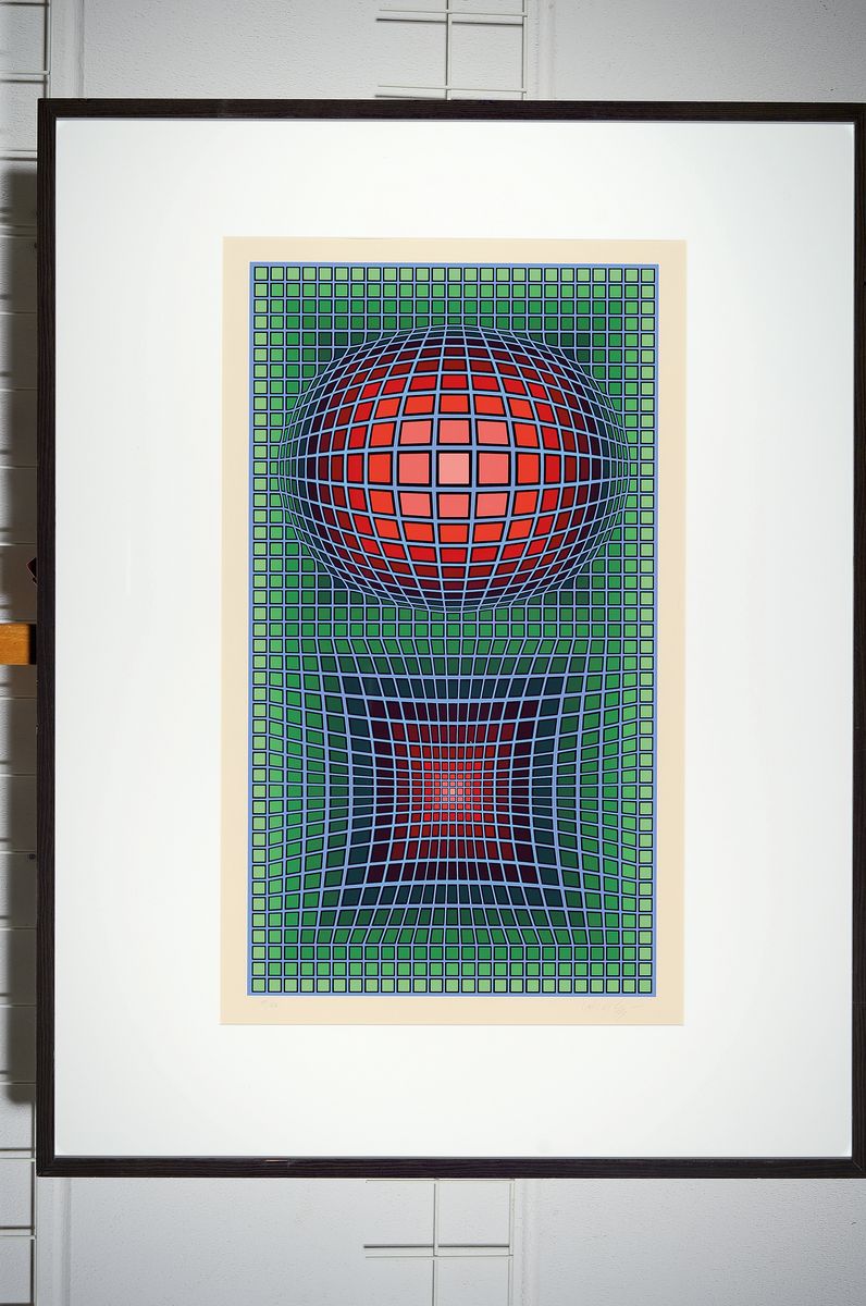 Detail k: Markus Lüpertz, geb. 1940, Farblithographie auf dickem Arches France Büttenpapier (mit Wasserzeichen), monogrammiert und nummeriert HC 3/5, 1993, ...