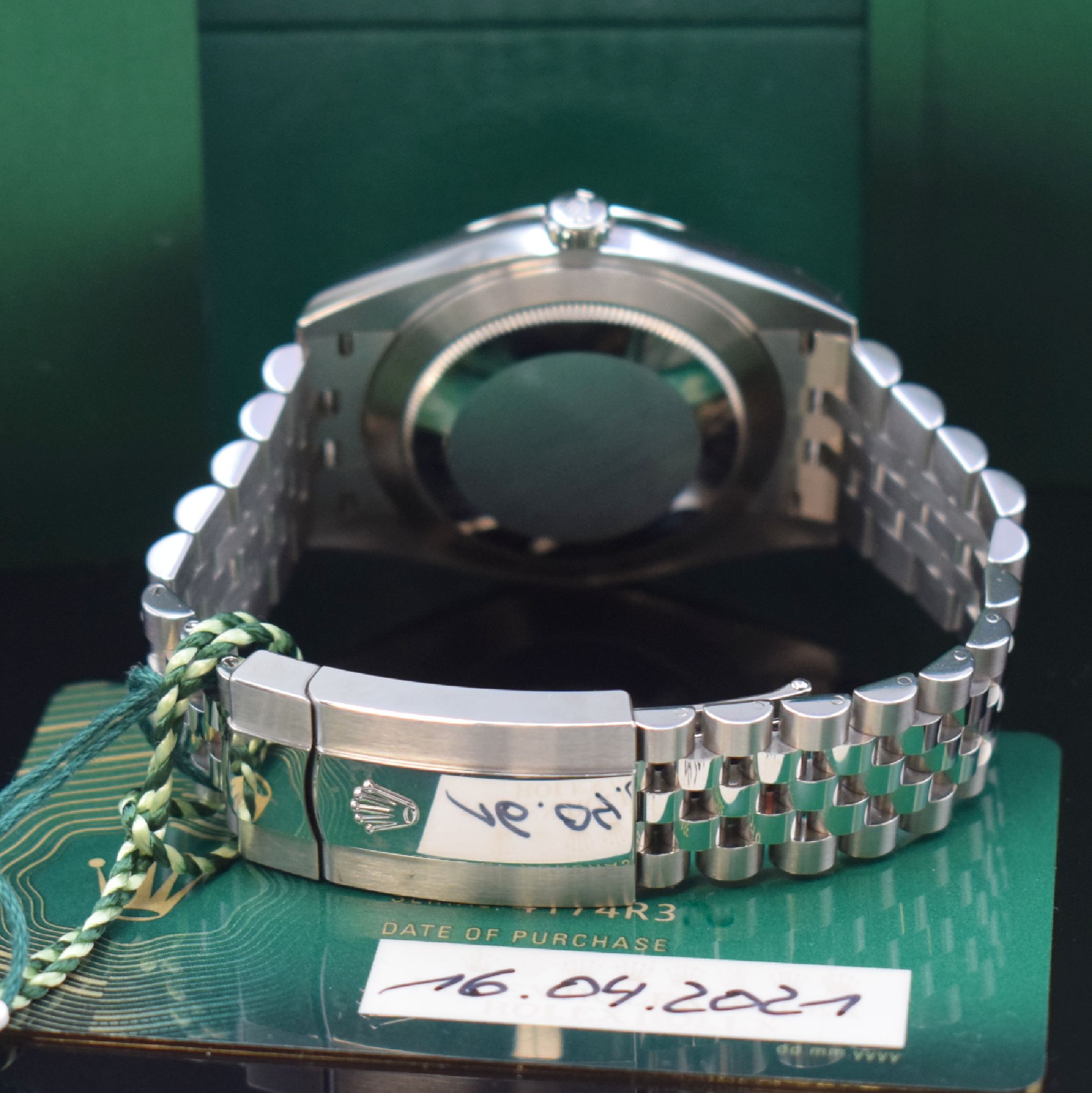 Detail b: ROLEX Herrenarmbanduhr Oyster Perpetual Datejust 41 Referenz 126334, Automatik, Chronometer der Superlative in Edelstahl inkl. Jubileeband m. ...