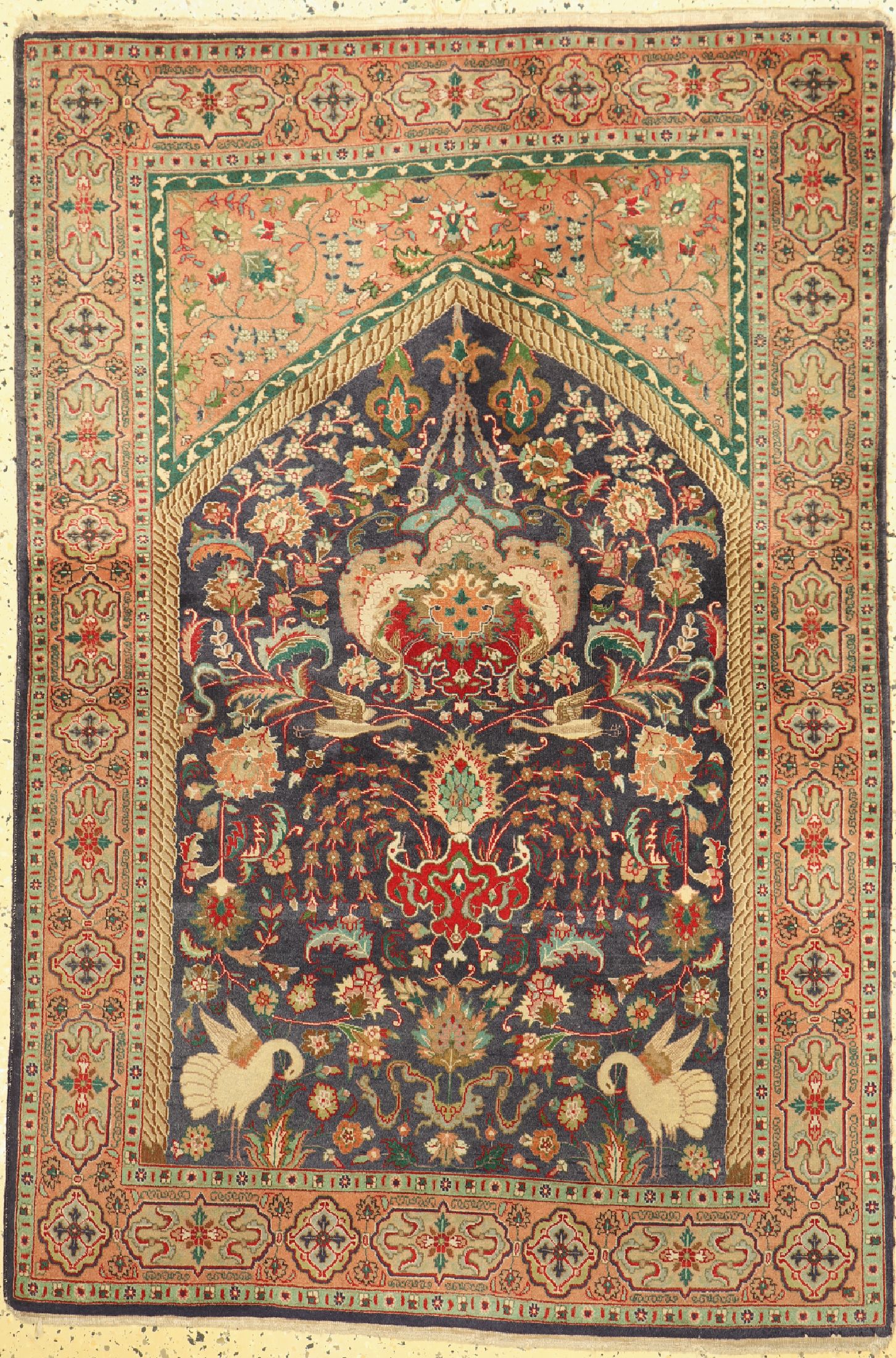 Täbriz fein, Persien, um 1960, Korkwolle auf Baumwolle, ca. 152 x 103 cm, EHZ: 3