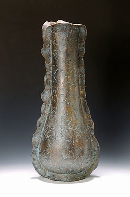 Image 26628930 - Vase / object, German, 2nd half of the 19th century, bronze, monogrammed KE, H. approx. 64cm
