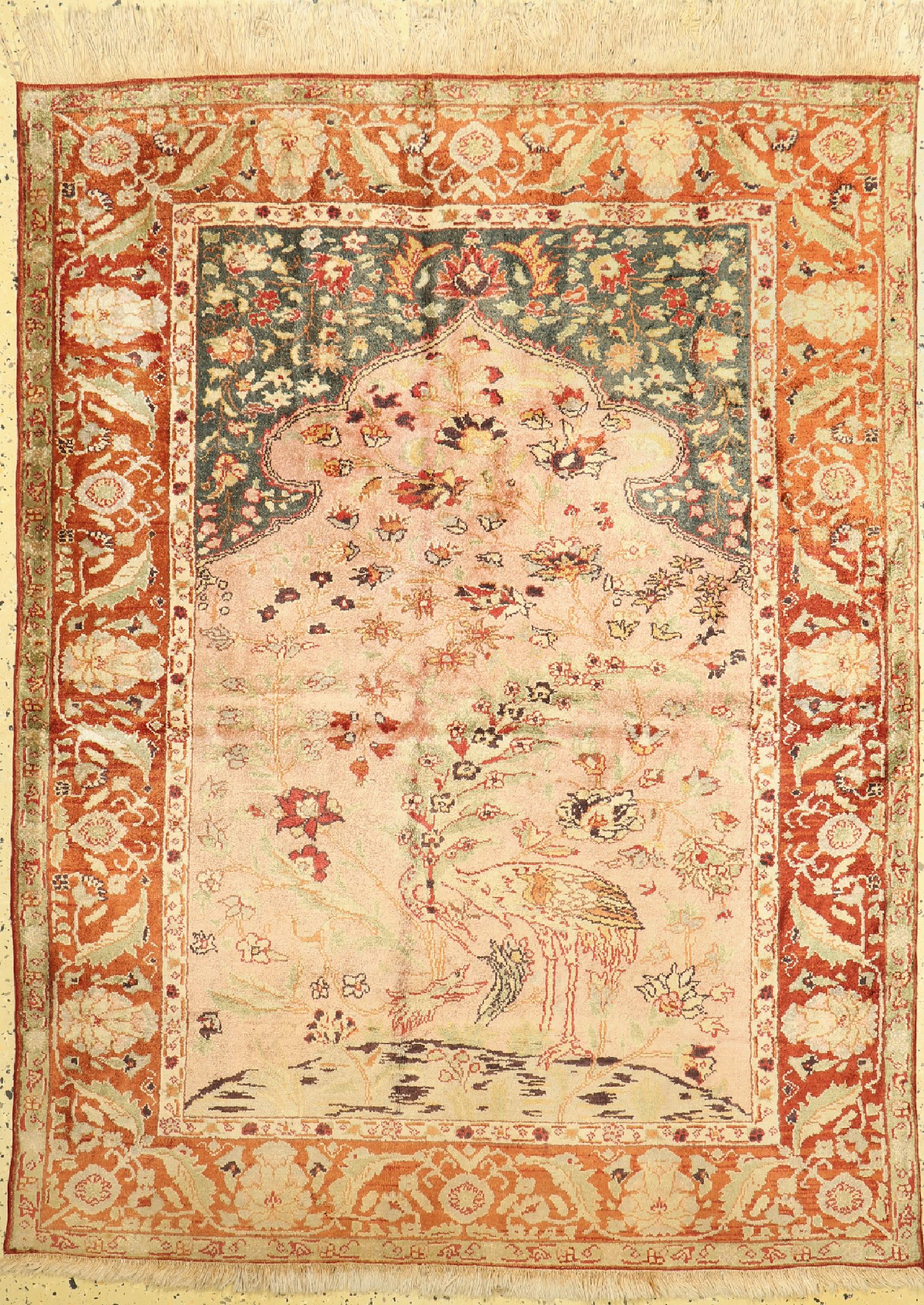 Kayseri Flosch, Türkei, um 1960, merzerisierte Baumwolle, ca. 168 x 130 cm, EHZ: 1-2