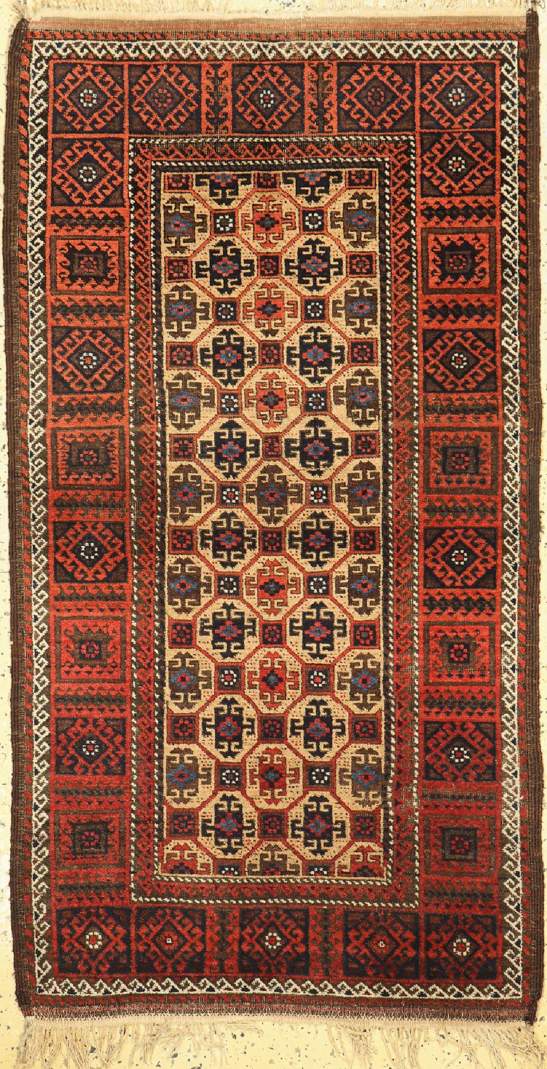Belutsch antik, Persien, um 1900, Wolle aufWolle, ca. 158 x 84 cm, EHZ: 3