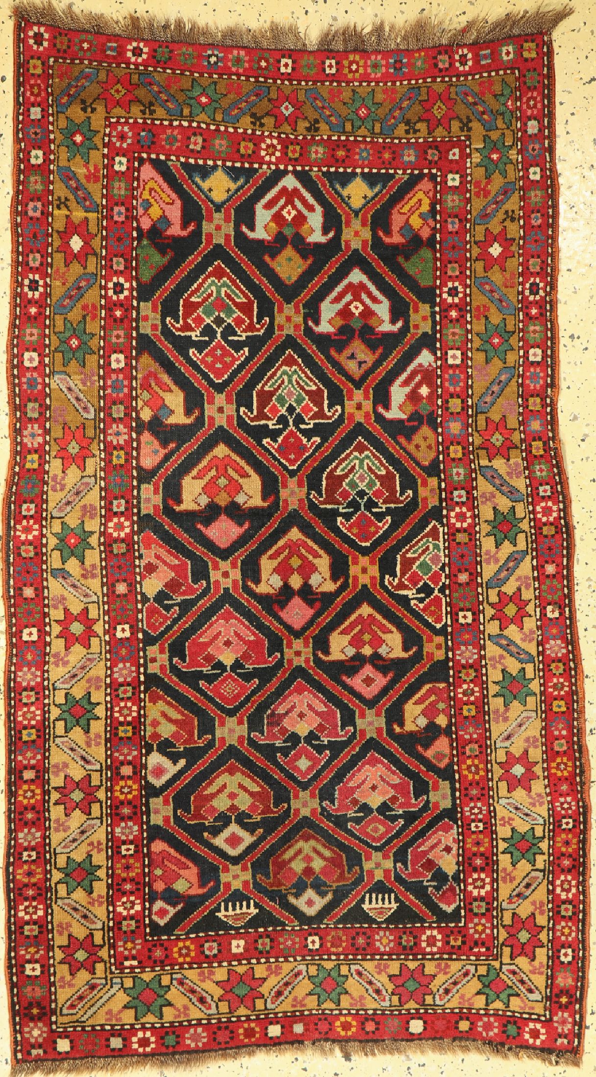 Kazak antik, Kaukasus, um 1920, Wolle auf Wolle, ca. 150 x 88 cm, EHZ: 2