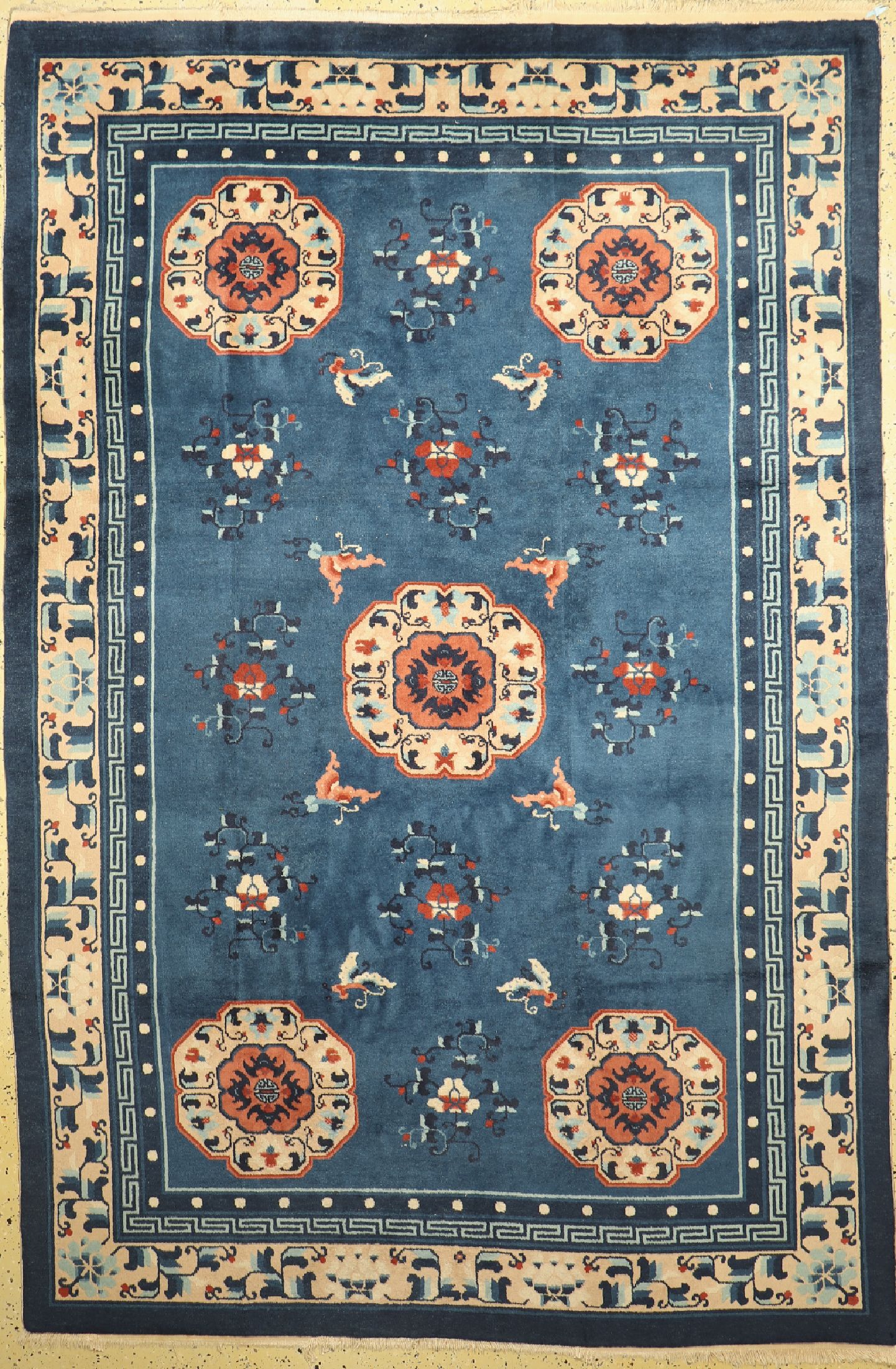 Ning-Hsia alt, China, um 1960, Wolle auf Baumwolle, ca. 280 x 186 cm, EHZ: 2
