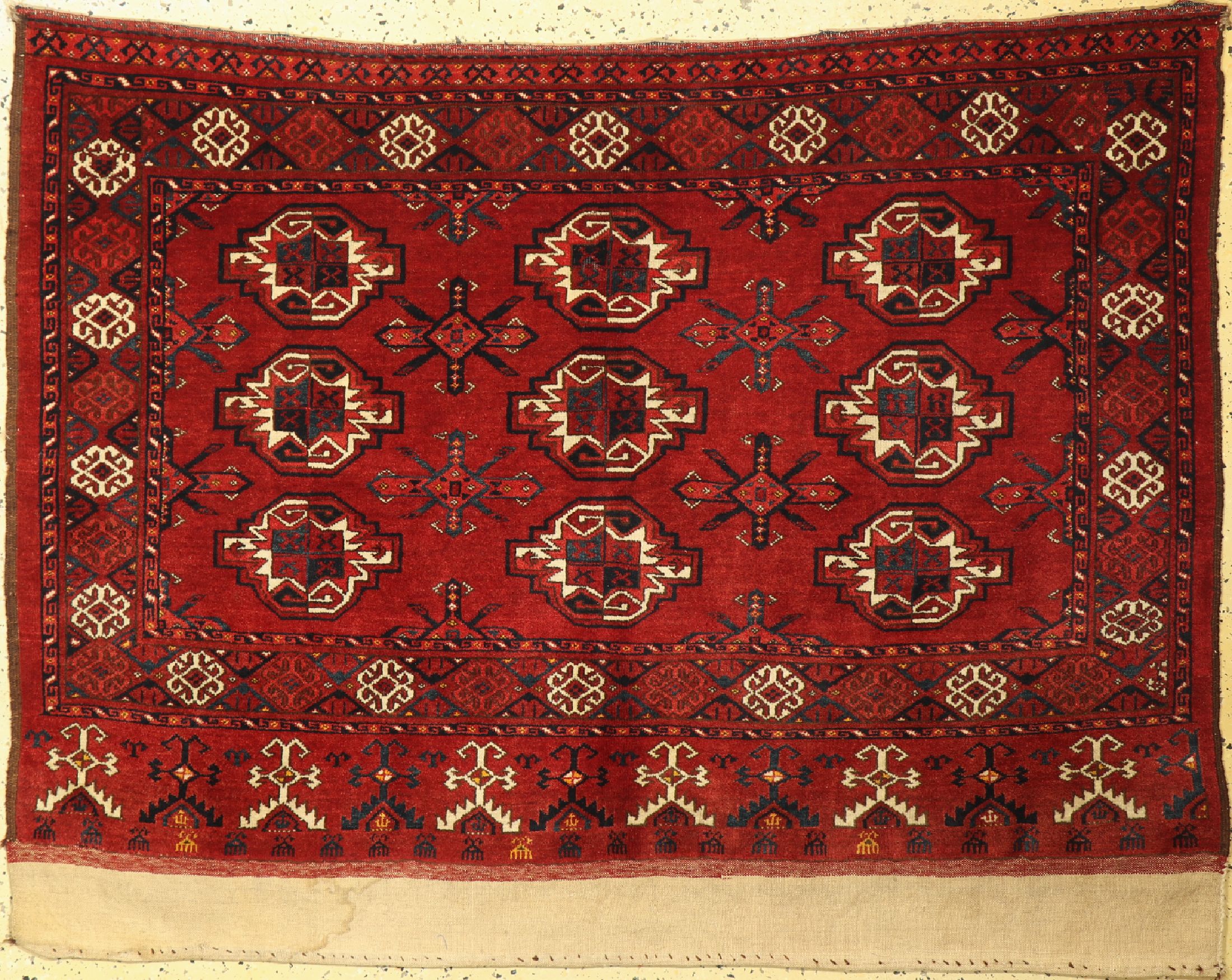 Ersari Tschowal, Afghanistan, um 1920, Wolle auf Wolle, ca. 160 x 130 cm, EHZ: 2