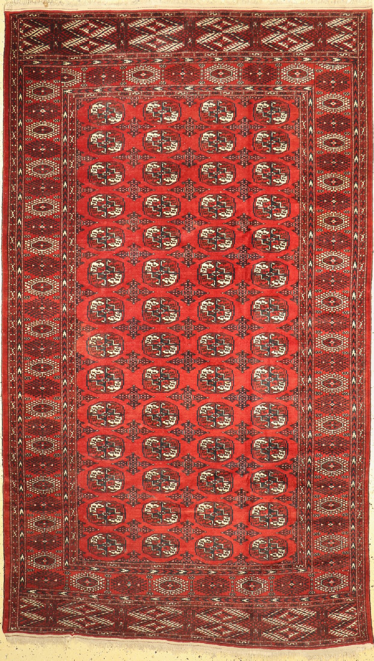 Buchara, Russland, um 1950, Wolle auf Wolle, ca. 330 x 189 cm, EHZ: 2