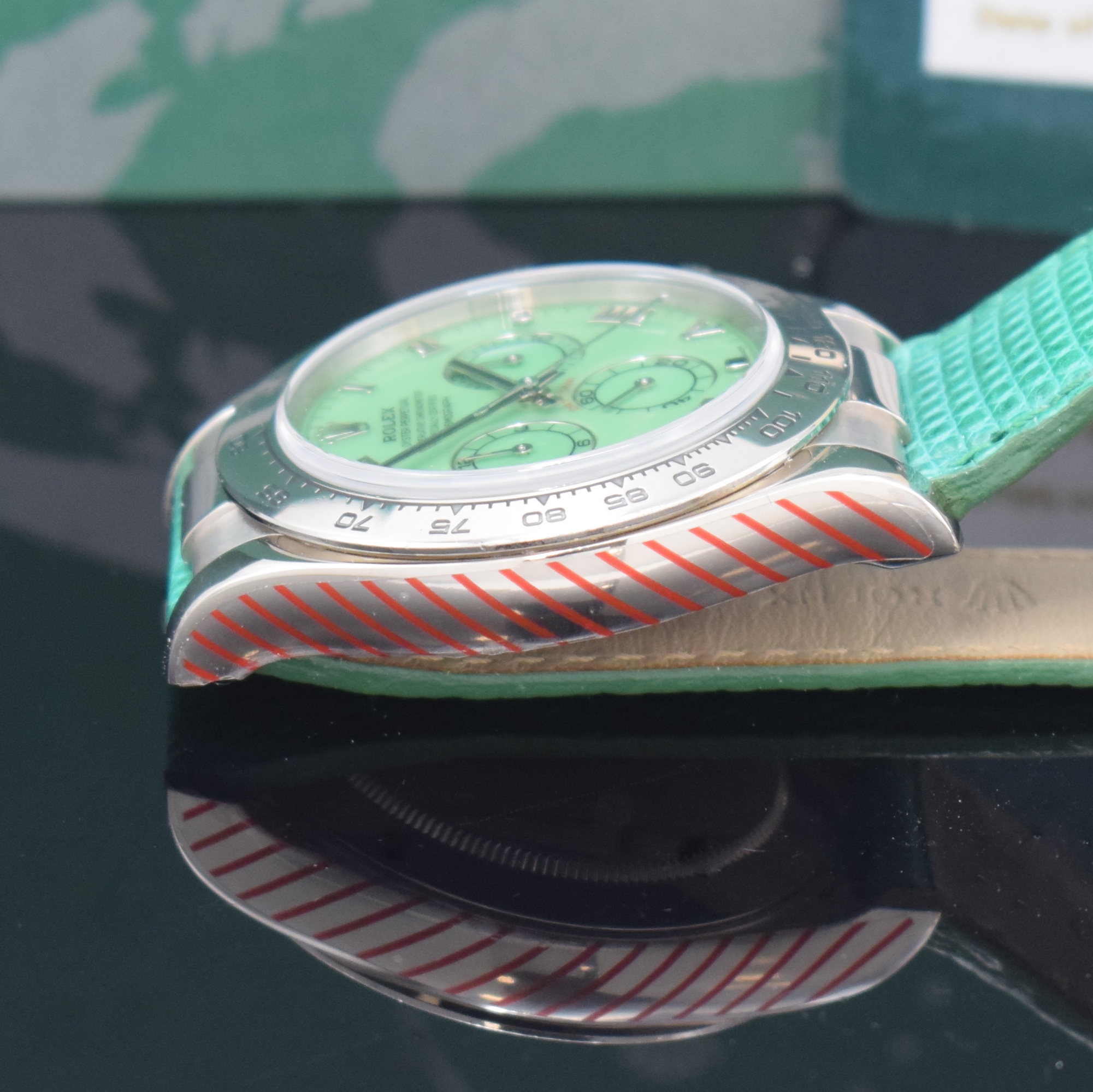 Detail d: ROLEX Herrenarmbanduhr Oyster Perpetual Cosmograph Daytona "Beach" Armbandchronograph in WG 750/000 Referenz 116519, Automatik, P-Serie, ...