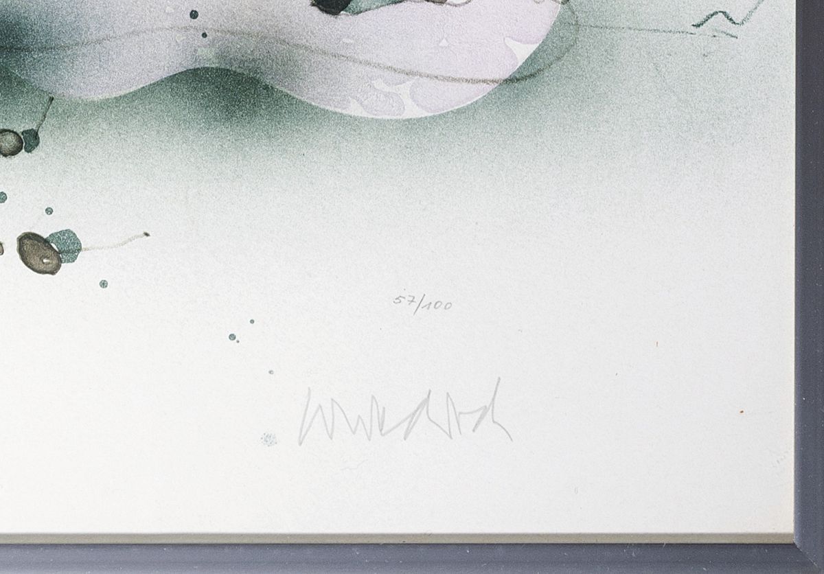 Detail a: Paul Wunderlich, 1927-2010, Farblithographie von 1976, sign., num. 57/100, ca. 94x67cm