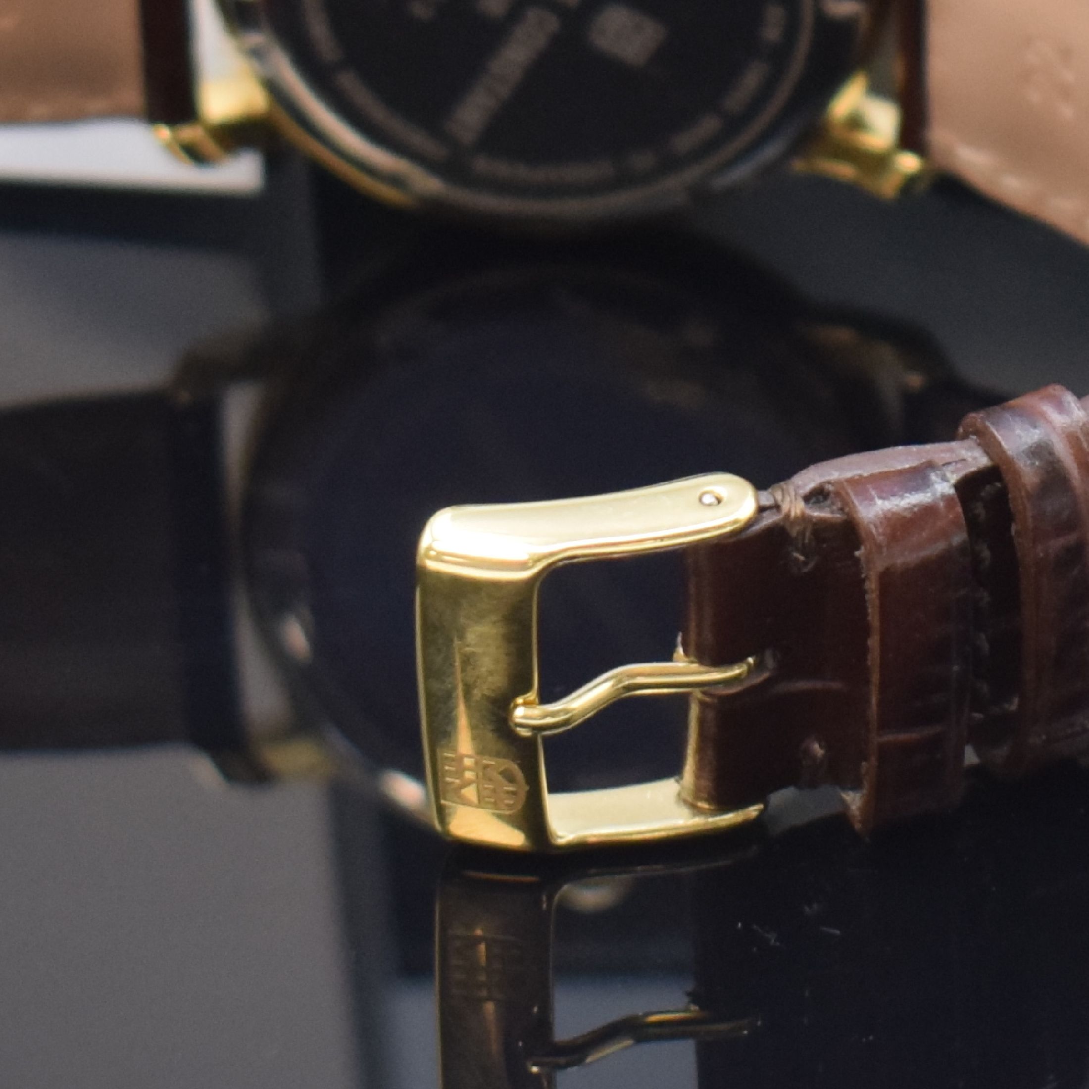 Detail b: FREDERIQUE CONSTANT Classics Business Timer Armbanduhr mit Kalender Ref. FC270X4P4/5/6, Schweiz um 2018, quarz, verg. Gehäuse, Boden geschr., orig. ...