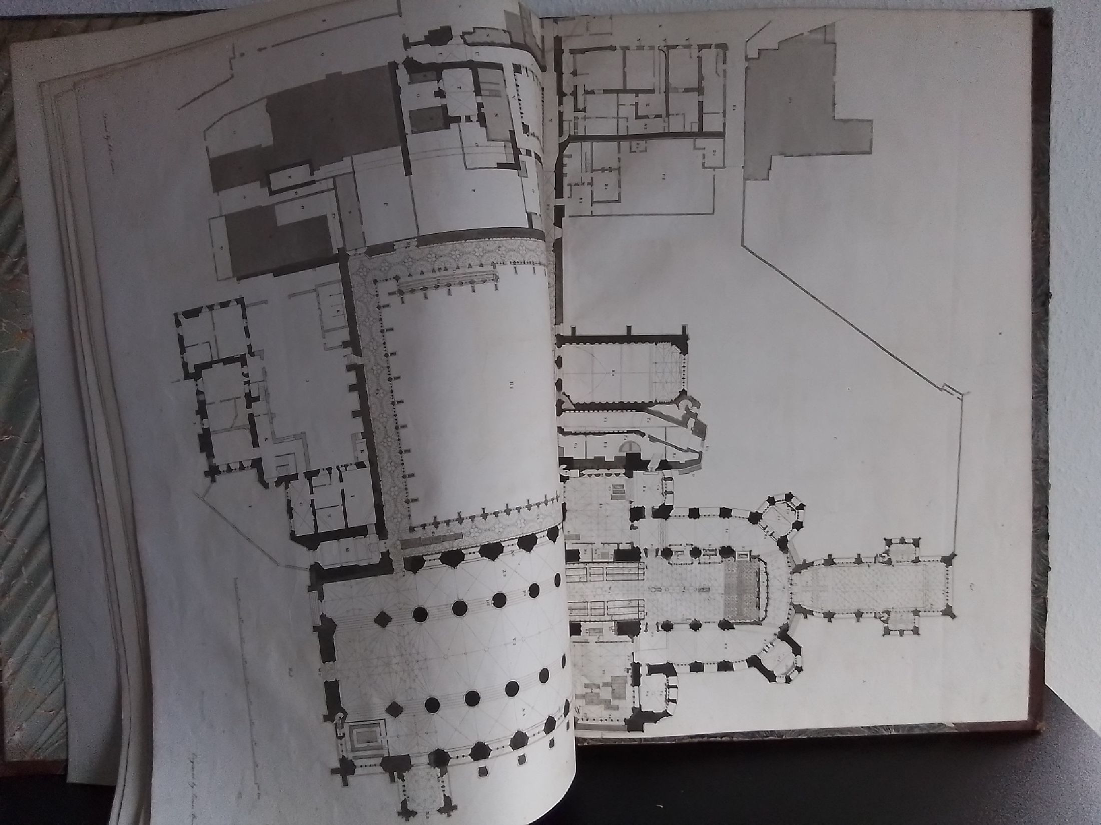 Detail d: John Carter (1748-1817) und James Basire, Gloucester Cathedral 1809, Mappe: Some account of the Cathedral Church of Gloucester, illustrative of the ...