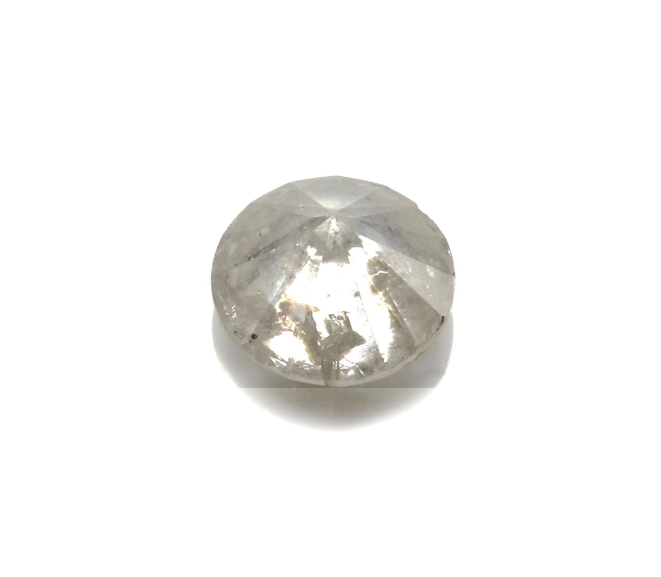 Detail a: Loser Brillant, 1.08 ct get. Weiß (K)/p2, Kerbe, mit AIG-Blister