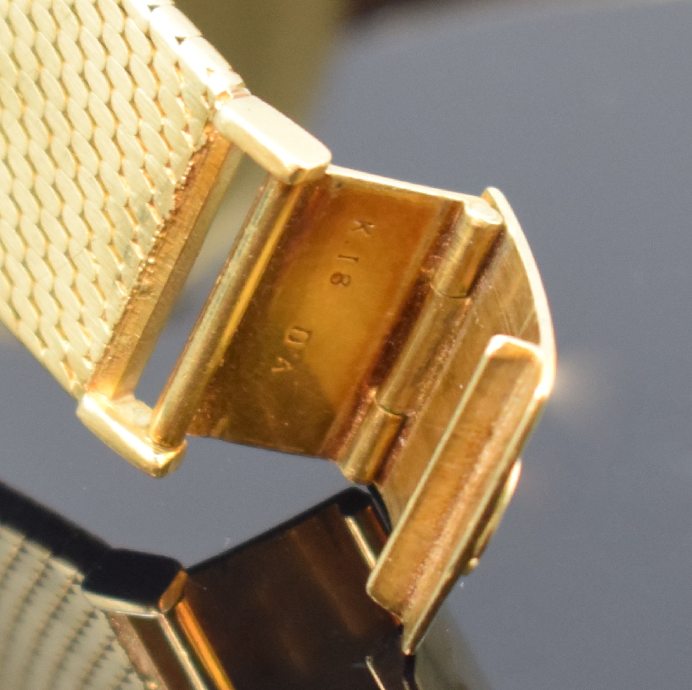 Detail c: PATEK PHILIPPE "Monodate" Referenz 3445 feine Herrenarmbanduhr in GG 750/000, Schweiz um 1965, Automatik, 2-teil. Gehäuse, Boden geschr., ...