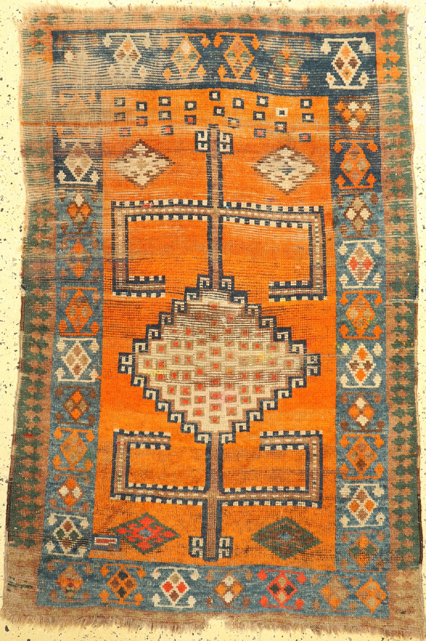 Luri Gabbeh antik, Persien, 19.Jhd, Wolle auf Wolle, ca. 170 x 120 cm, EHZ: 4