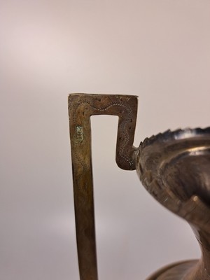 26632552d - Paar Doppelhenkelvasen aus Silber, wohl Russland, 84 Zolotniki (875er Silber), flächig ...