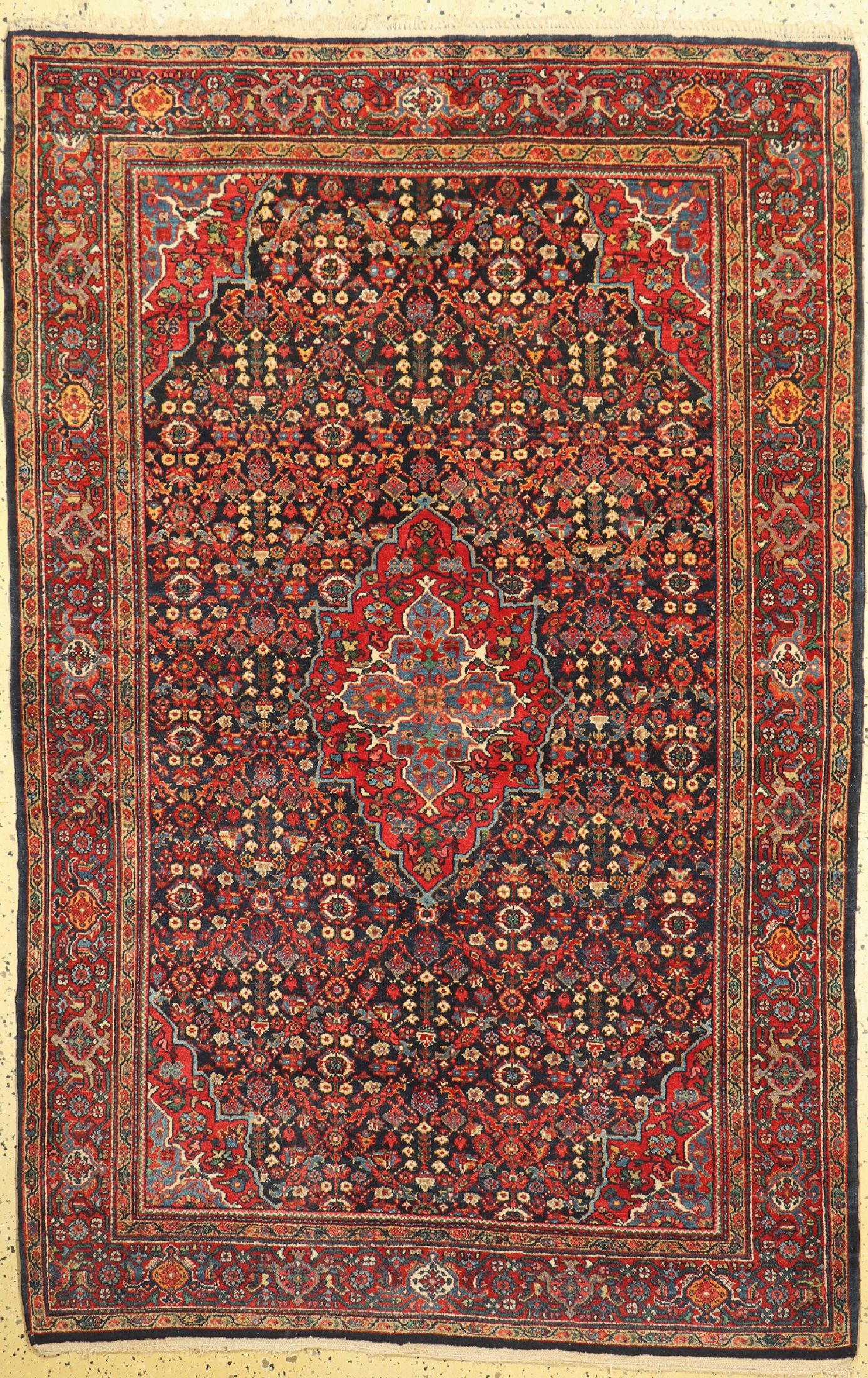 Sarogh Mahal alt, Persien, um 1950, Wolle auf Baumwolle, ca. 212 x 140 cm, EHZ: 2