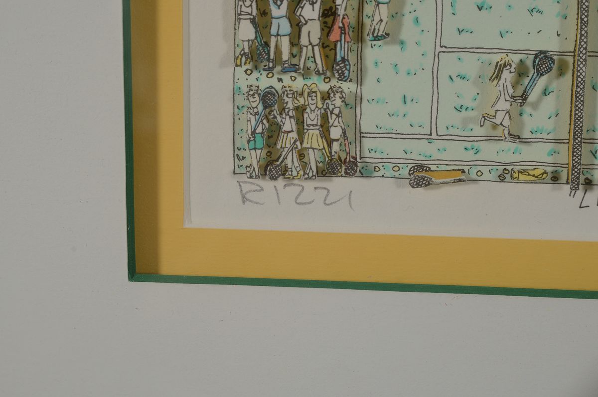 Detail a: James Rizzi, 1950 - 2011 New York, 3-D-Litho, "Lets All Meet In Daddy's Club", LXXIII/C, 1995, handsigniert, ca. 22.5 x 27 cm, ...