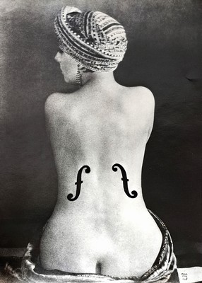 Image 26632812 - Man Ray, 1890-1976, Le Violon d'Ingres, 1924/1991, inscribed: one-off edition for stylus art, sheet size approx. 30.5x24cm