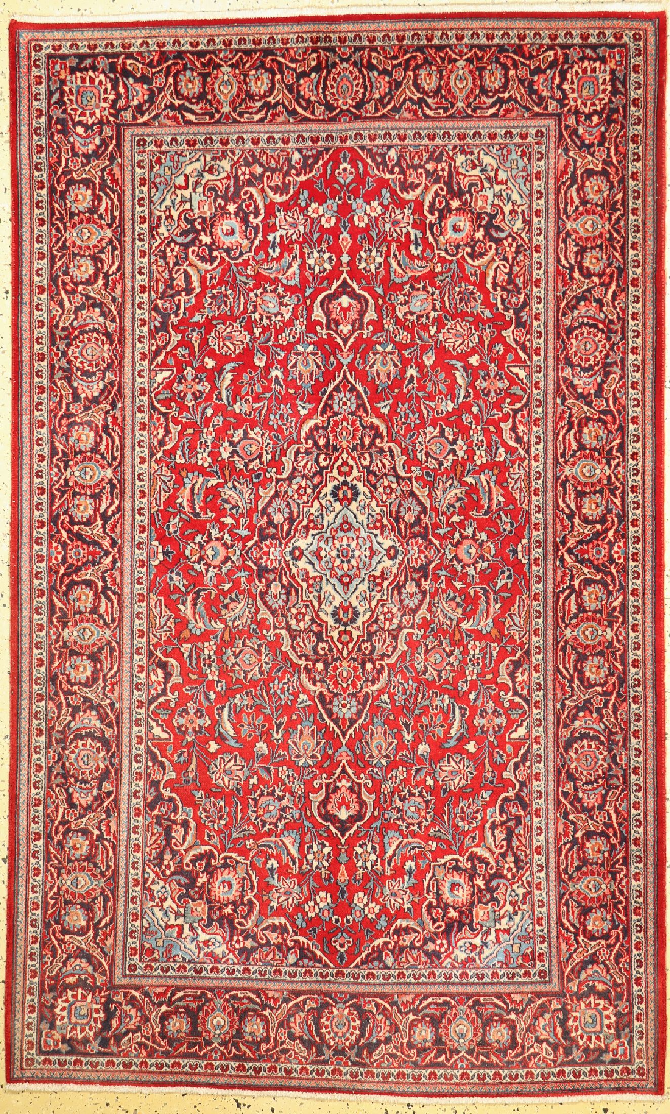 Keschan, Persien, ca. 50 Jahre, Wolle auf Baumwolle, ca. 220 x 135 cm, EHZ: 2