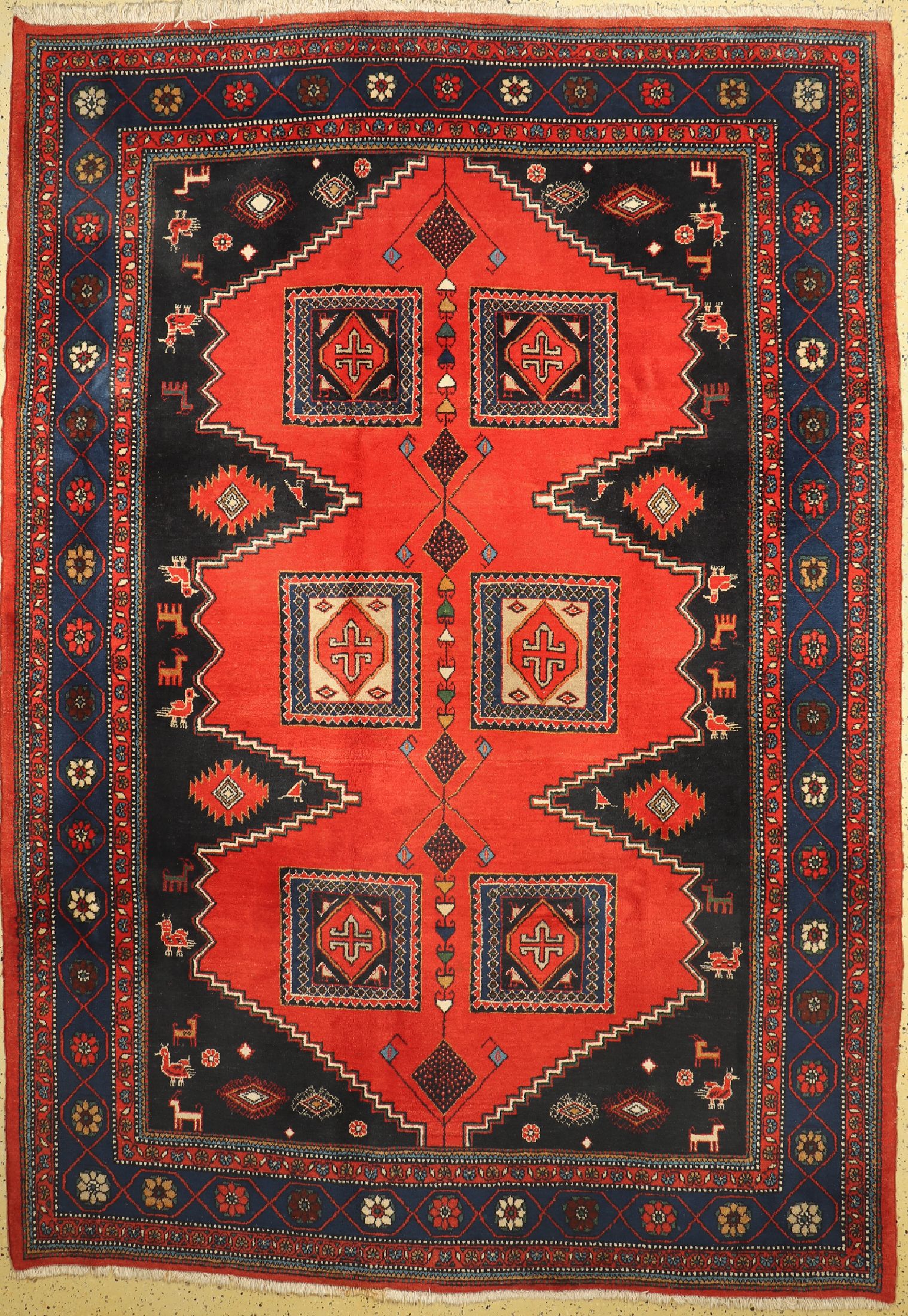 Wiss, Persien, ca. 50 Jahre, Wolle auf Baumwolle, ca. 360 x 250 cm, EHZ: 2