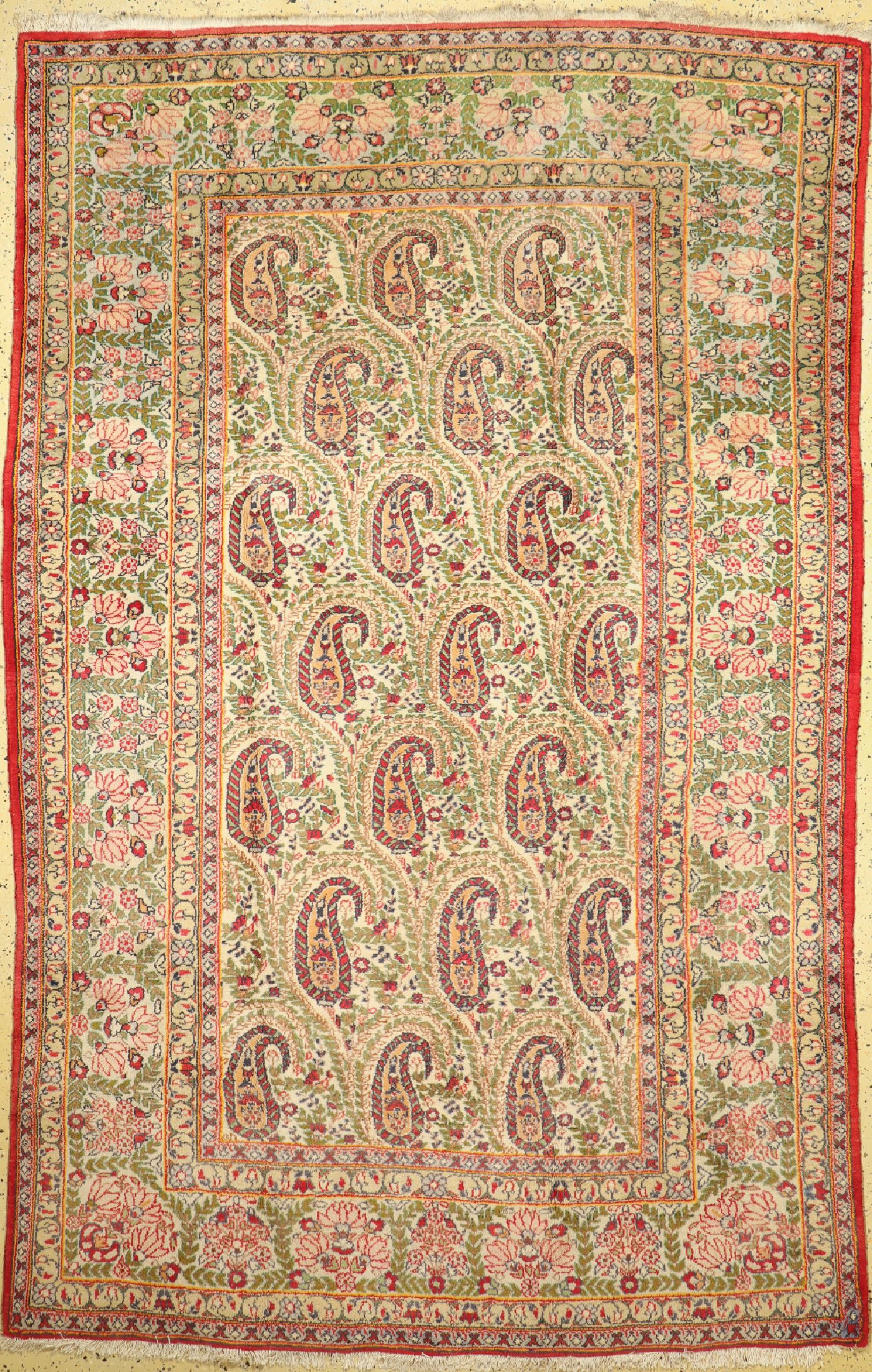 Keschan alt, Persien, um 1950, Wolle auf Baumwolle, ca. 293 x 190 cm, EHZ: 2, reinigungsbedürftig