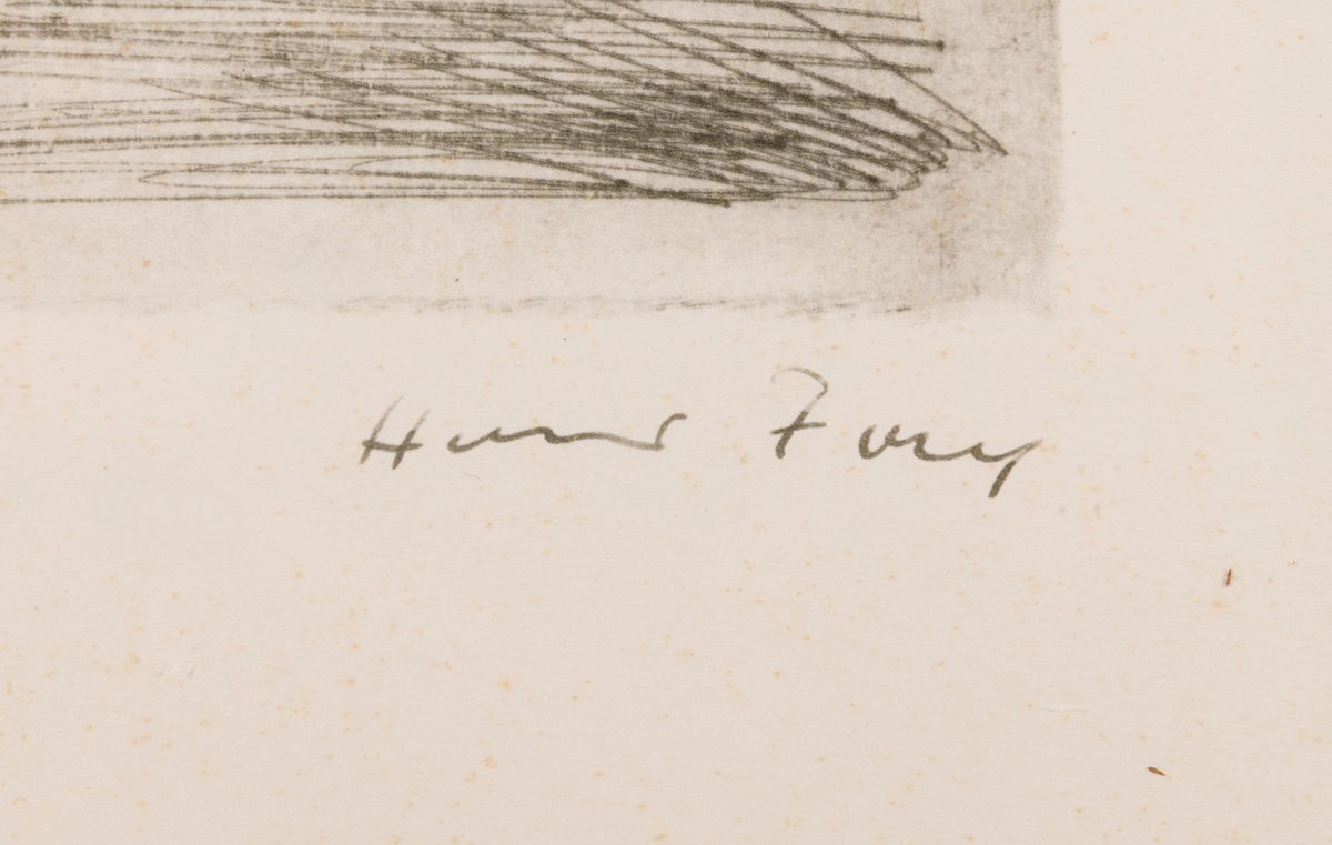 Detail c: Hanns Fay, 1888 Frankenthal - 1957 Neustadt/Wstr., drei Werke: a. Aquarell, pflügende Bauern in der Pfalz, Blick auf die Haardt, signiert, ca. 34.5 ...