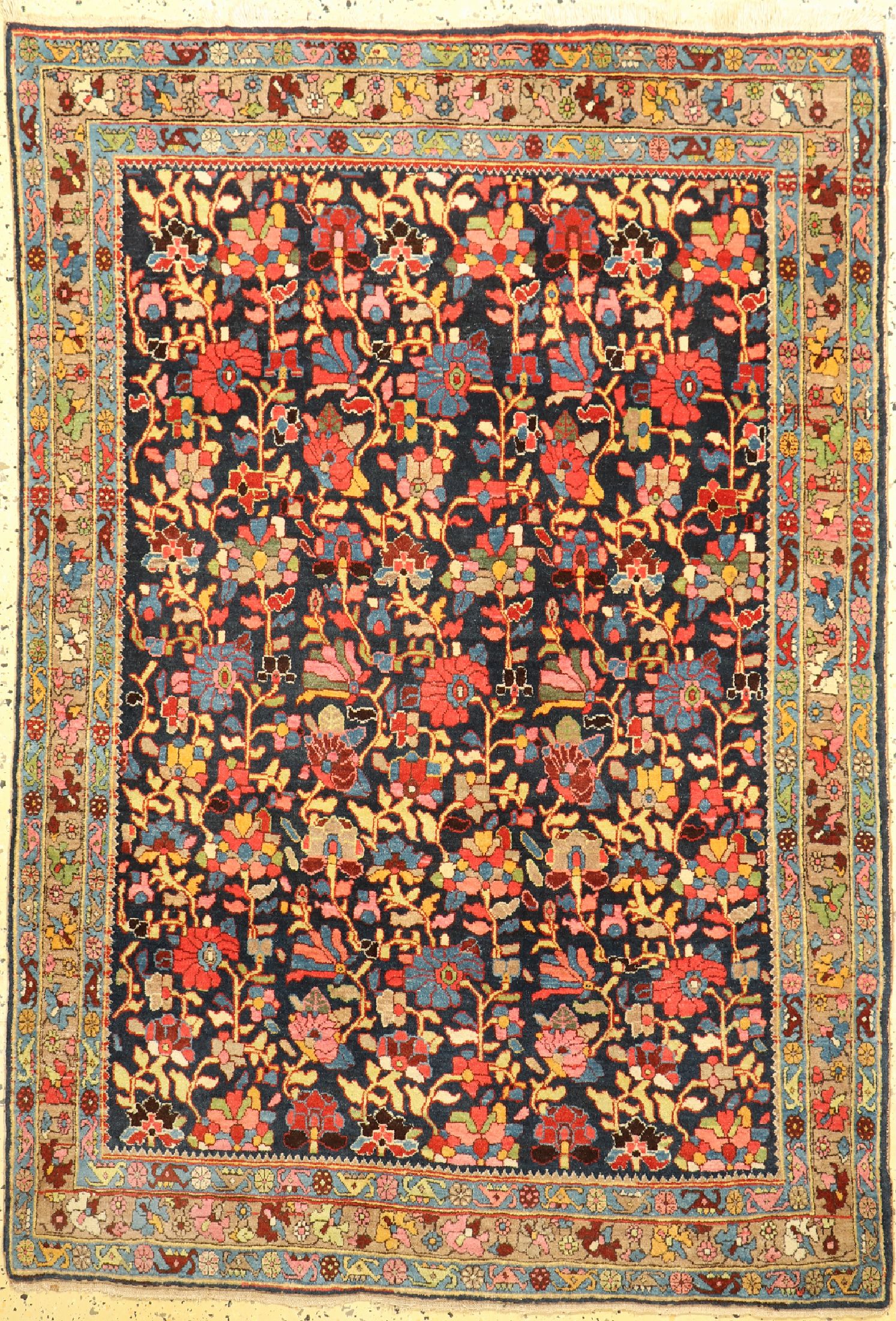 Bidjar fein alt, Persien, um 1920/1930, Wolle auf Baumwolle, ca. 162 x 113 cm, EHZ: 2