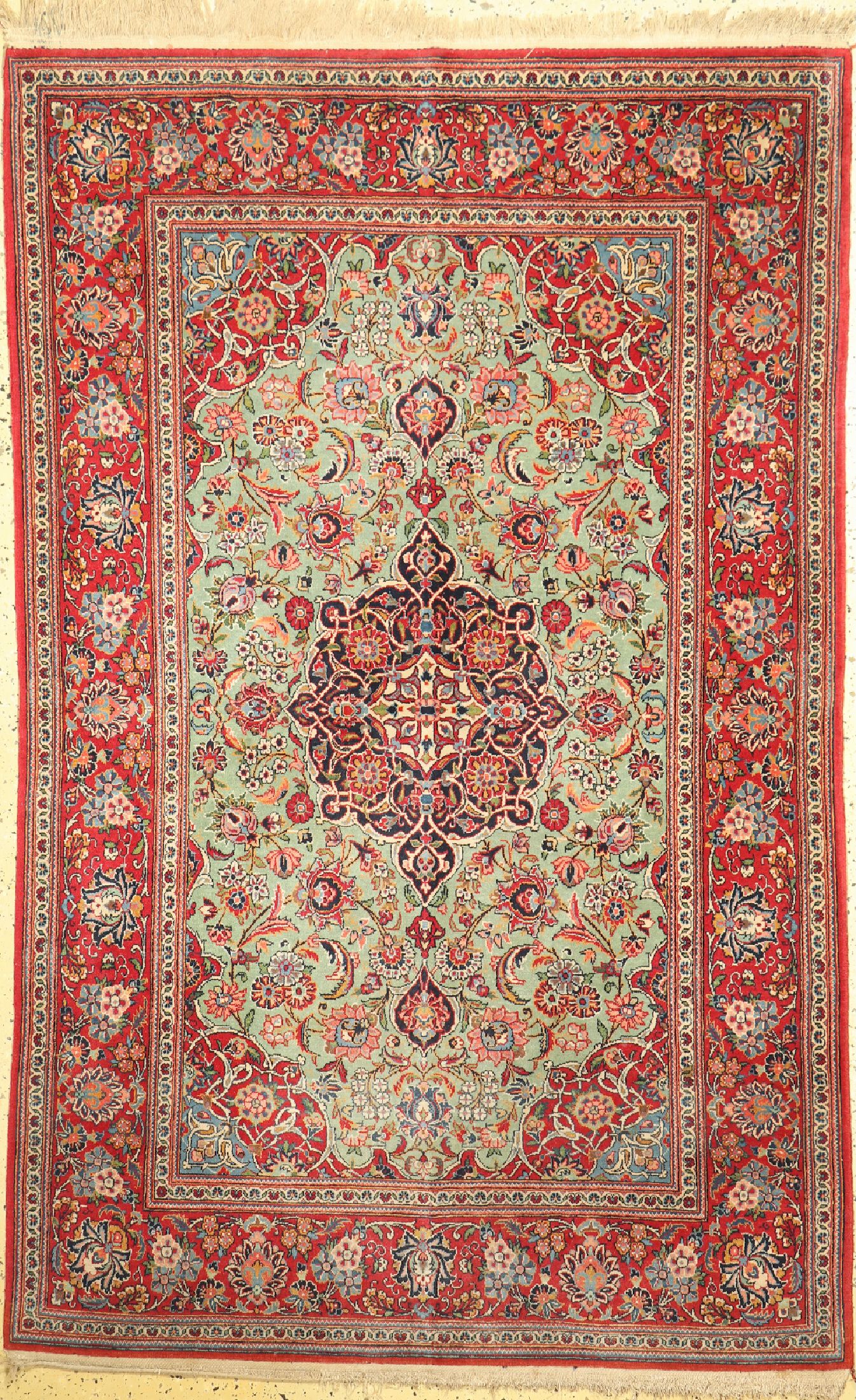 Keschan Kork alt, Persien, um 1930, Wolle auf Baumwolle, ca. 210 x 135 cm, EHZ: 1-2