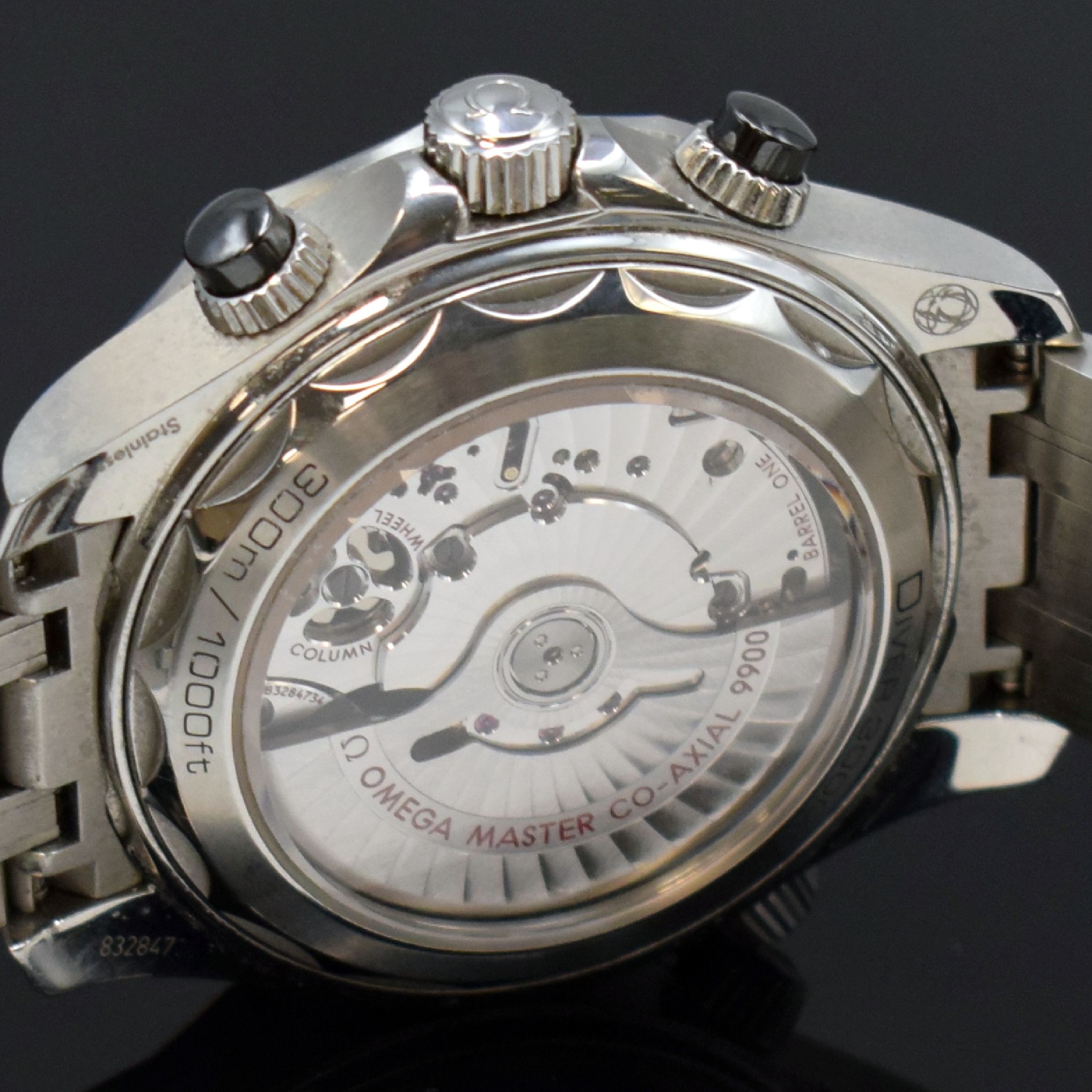 Detail g: OMEGA Armbandchronograph Seamaster Diver 300 M Referenz 210.30.44.51.01.001, Automatik, Chronometer in Edelstahl inkl. Gliederband m. Faltschl., ...