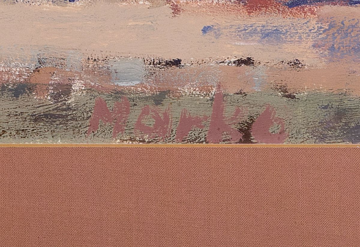 Detail a: Marko Stupar, 1936 - 2021 Paris, "Place du Tertre Paris, rückseitig bezeichnet,Tempera/Papier, signiert Marko, PP. -Ausschnitt: ca. 46.5 x 61 ...
