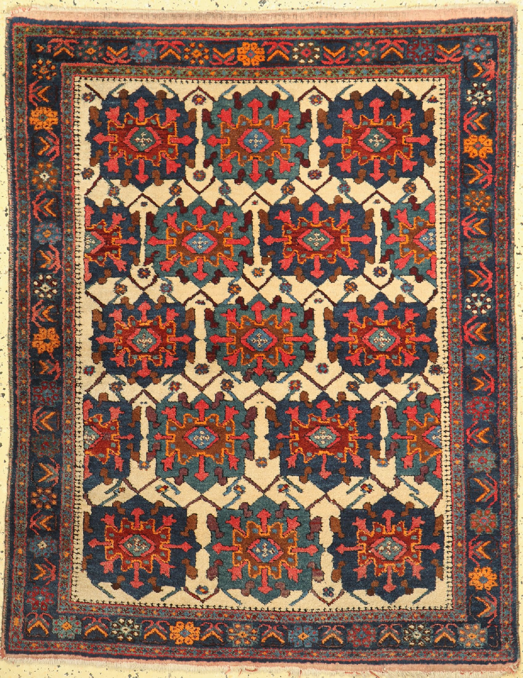 Afschar fein, Persien, um 1930/1940, Wolle auf Baumwolle, ca. 135 x 110 cm, EHZ: 2