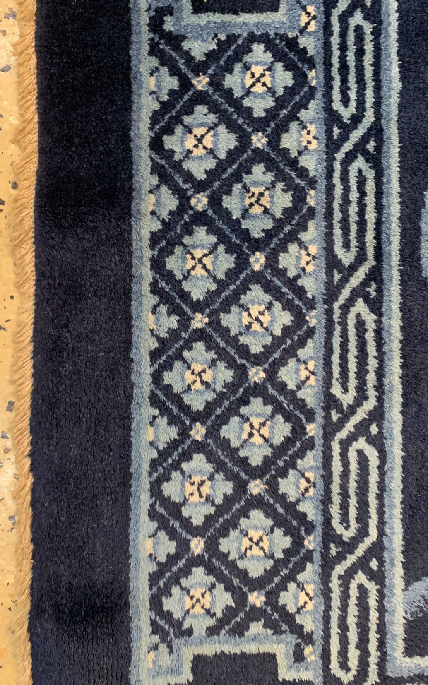 Detail d: Pao Tao alt, China, um 1930, Wolle auf Baumwolle, ca. 190 x 190 cm, EHZ: 1-2