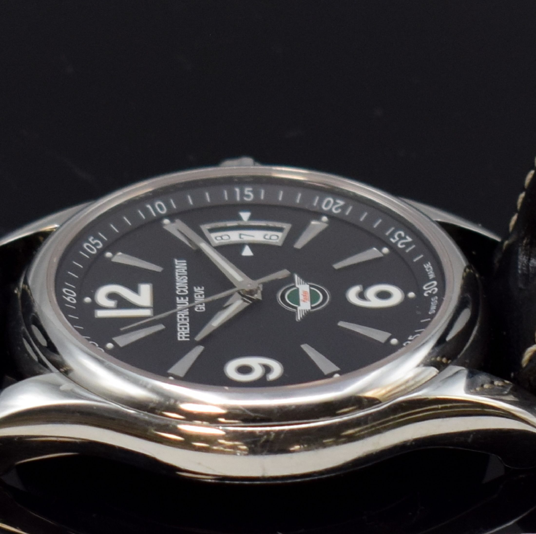 Detail f: FREDERIQUE CONSTANT auf 407 Stück limitierte Herrenarmbanduhr "Healey Challenge Canada" Schweiz um 2009 anl. Healey-Events, Automatik, ...